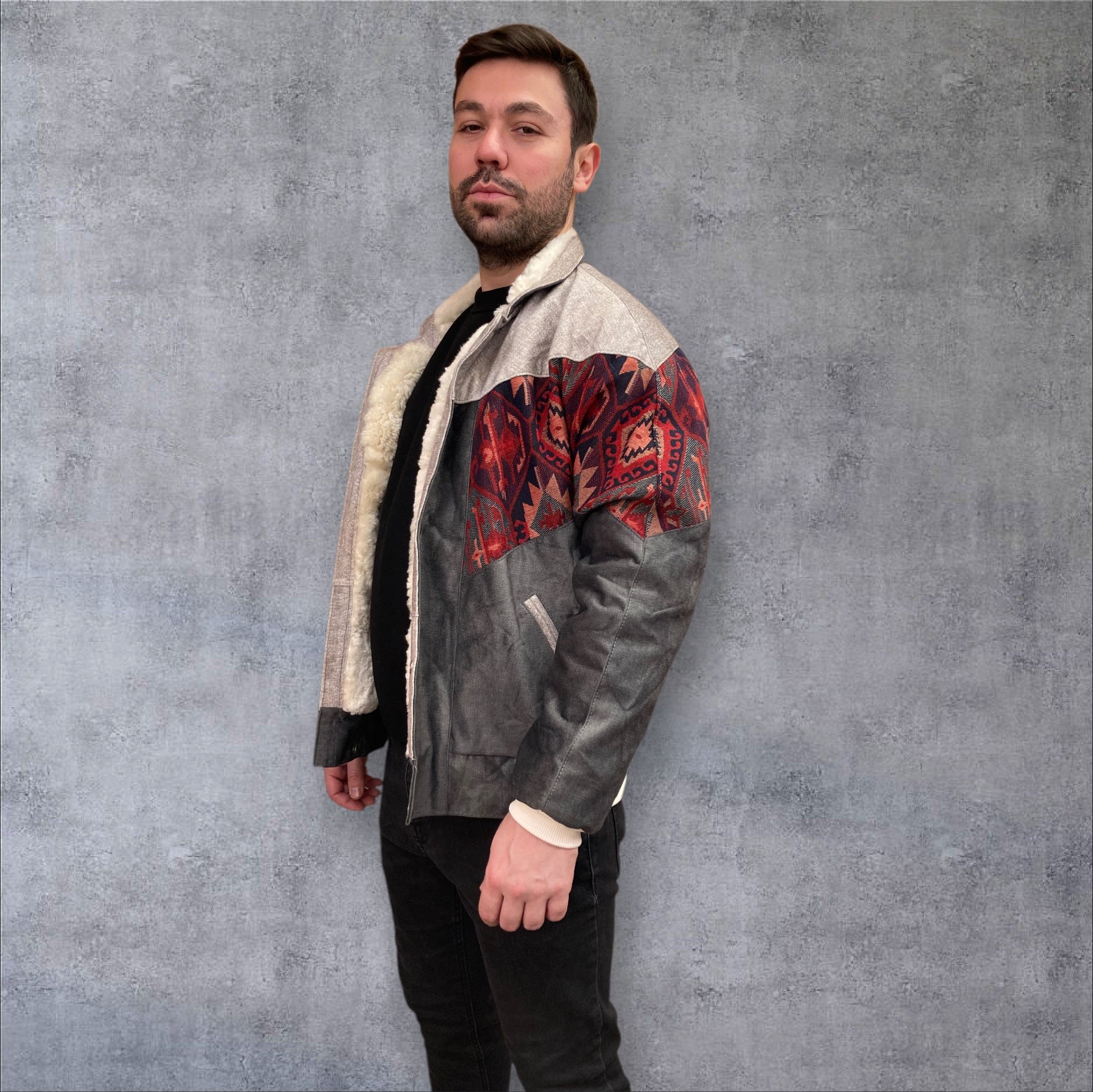 Unisex Vintage Pattern Jacket - Product Code: 7042