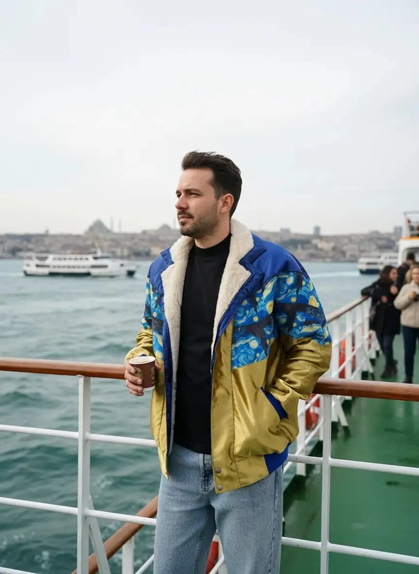 Unisex Vintage Pattern Jacket - Product Code: 6629