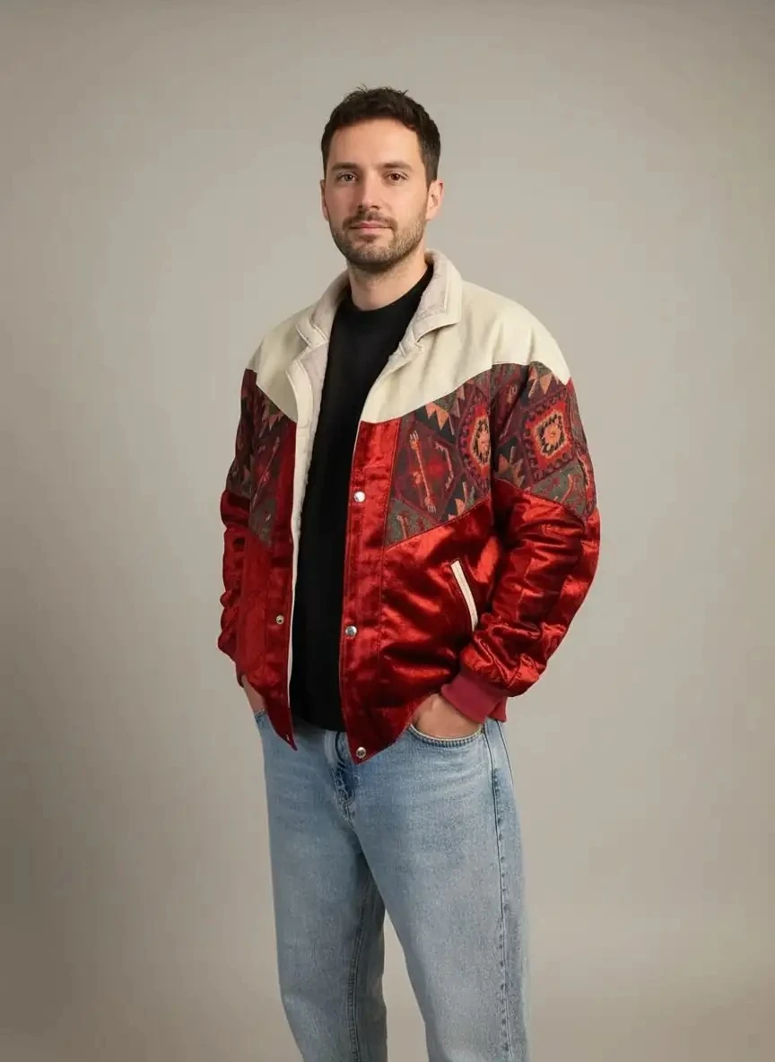 Unisex Vintage Pattern Jacket - Product Code: 7042