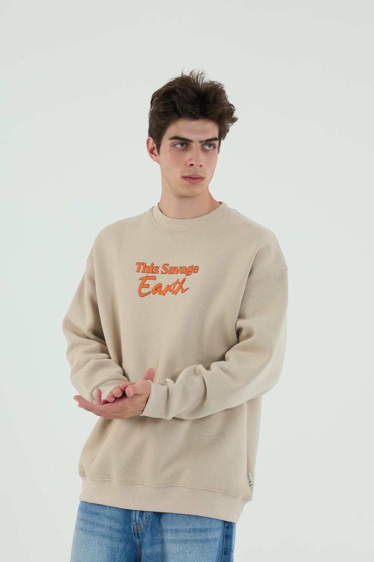 This Savage Earth Oversize Sweatshirt - SW277