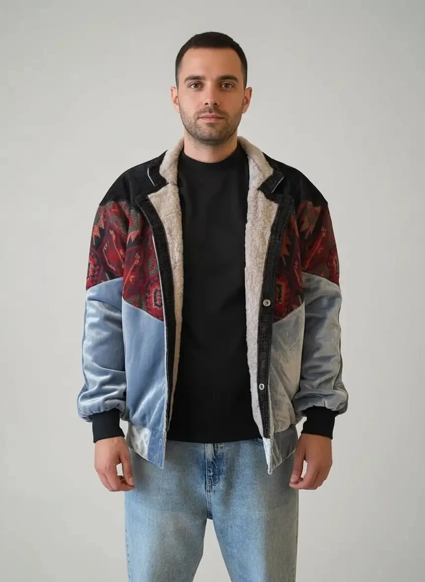 Unisex Vintage Pattern Jacket - Product Code: 7042