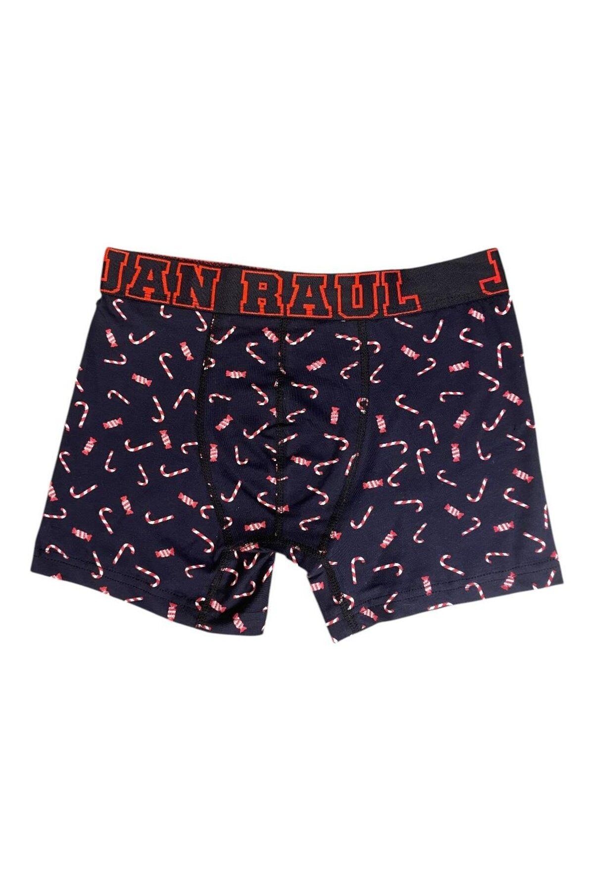 Candy Cane Baston Şeker Desenli Erkek Boxer- DB202