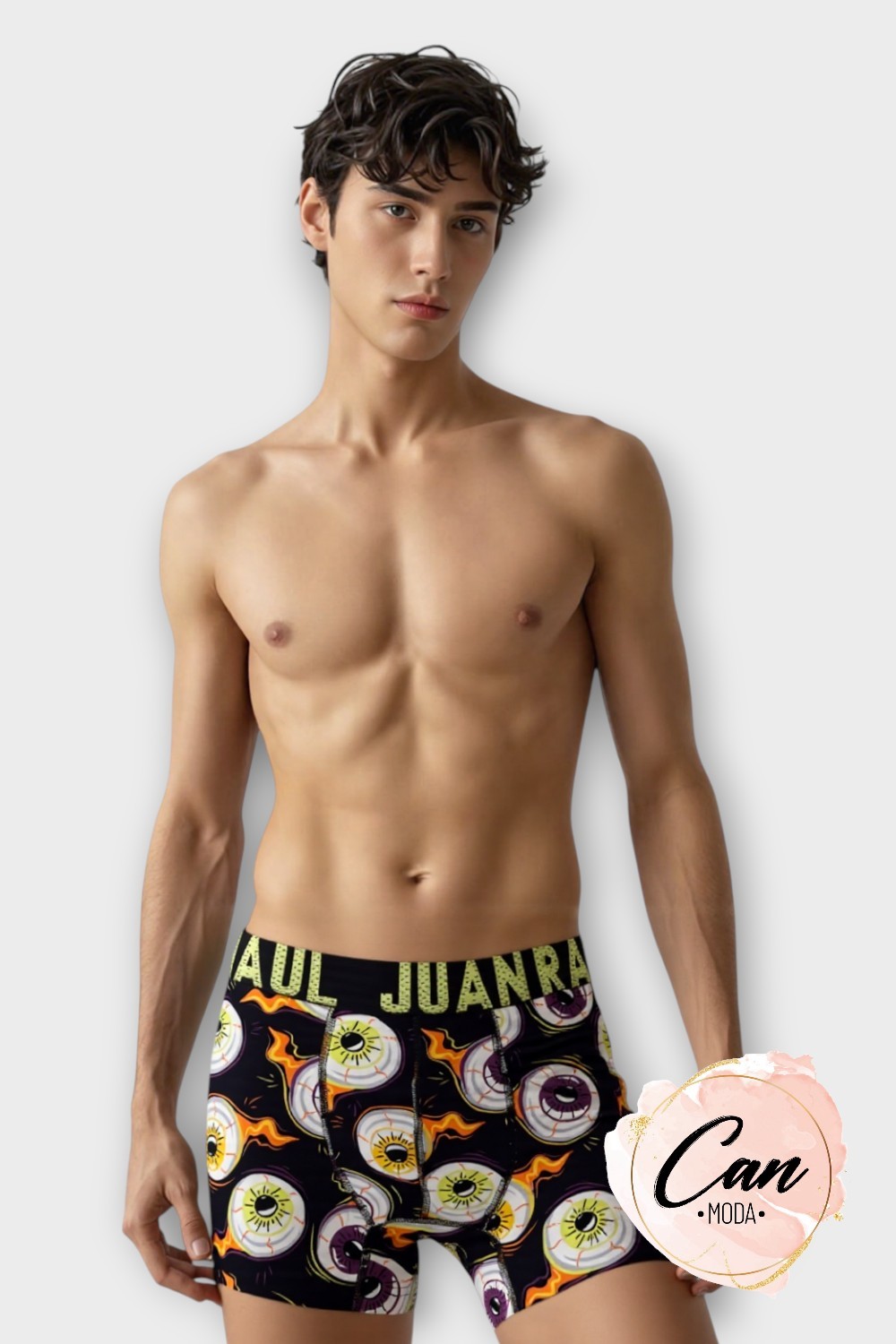 X-Eye Desenli Yumuşak Boxer - DB237
