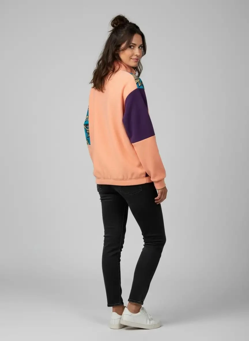 Unisex Güneş ve Ay Desenli Polar