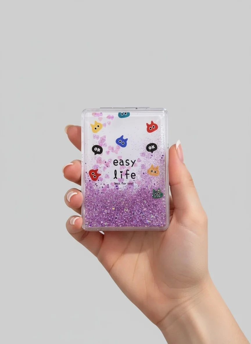 Easy Life Desenli Su Dolu Ayna 6 * 8.5 cm - YA158