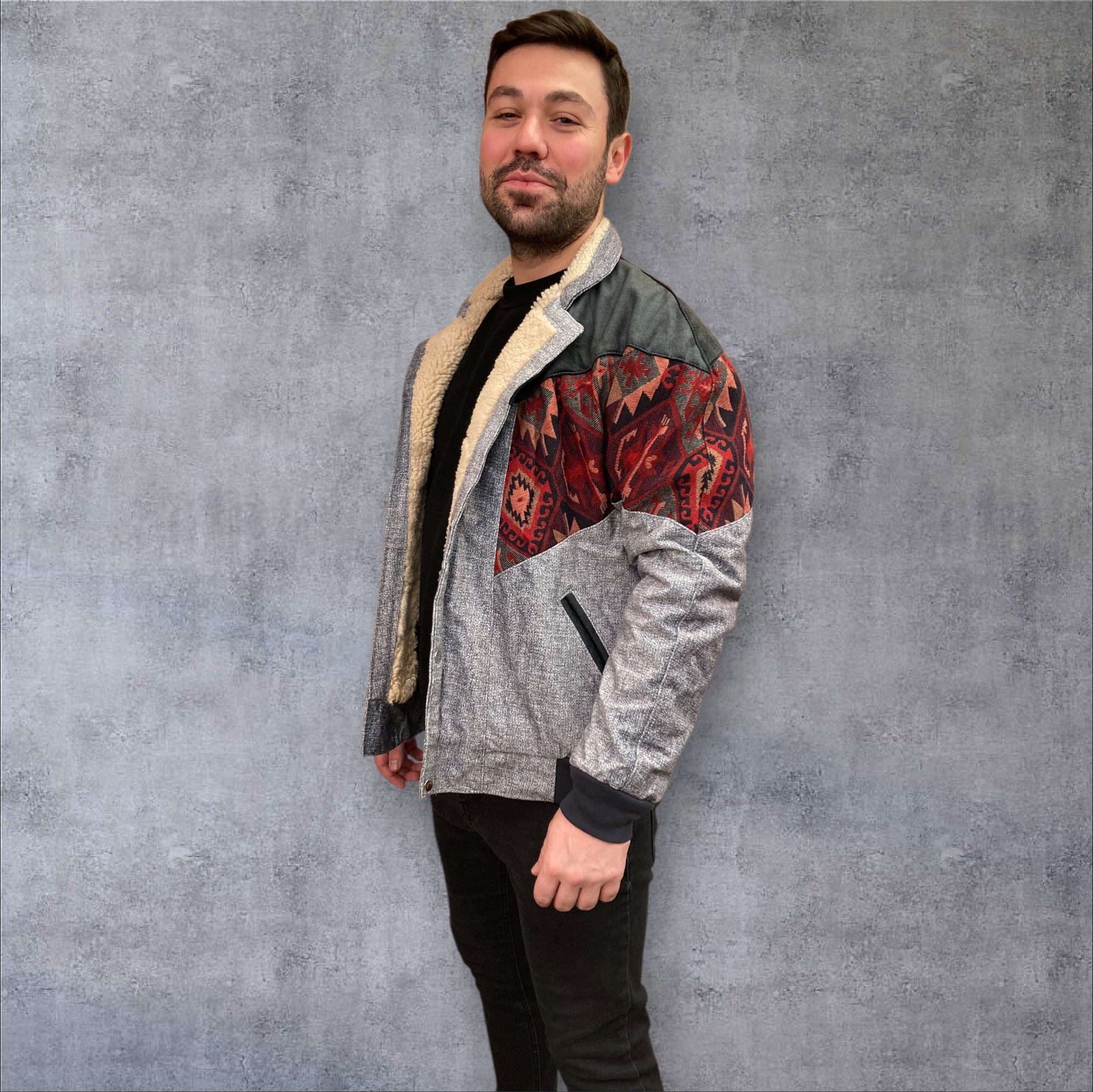 Unisex Vintage Pattern Jacket - Product Code: 7042