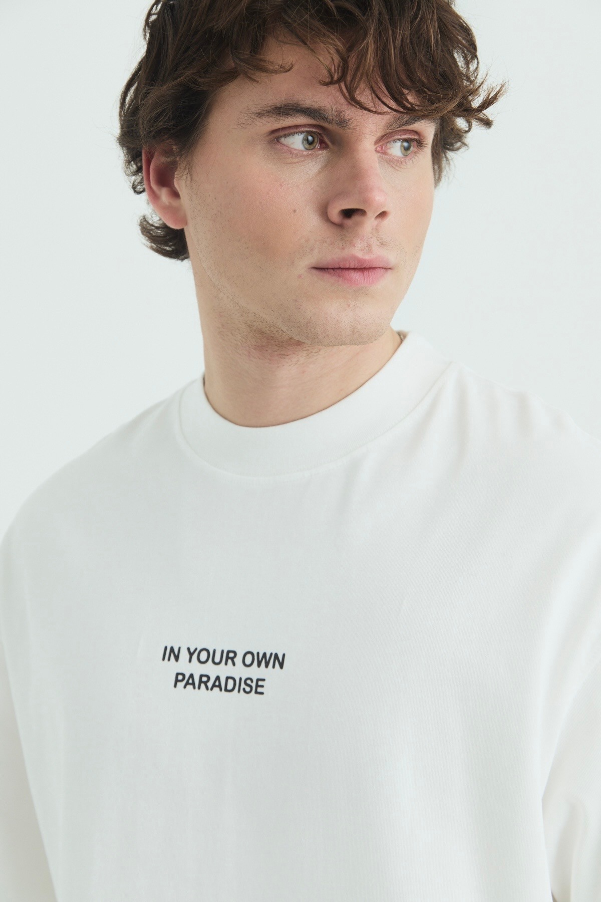 Things I Wanted to Say Oversize T-shirt - Beyaz