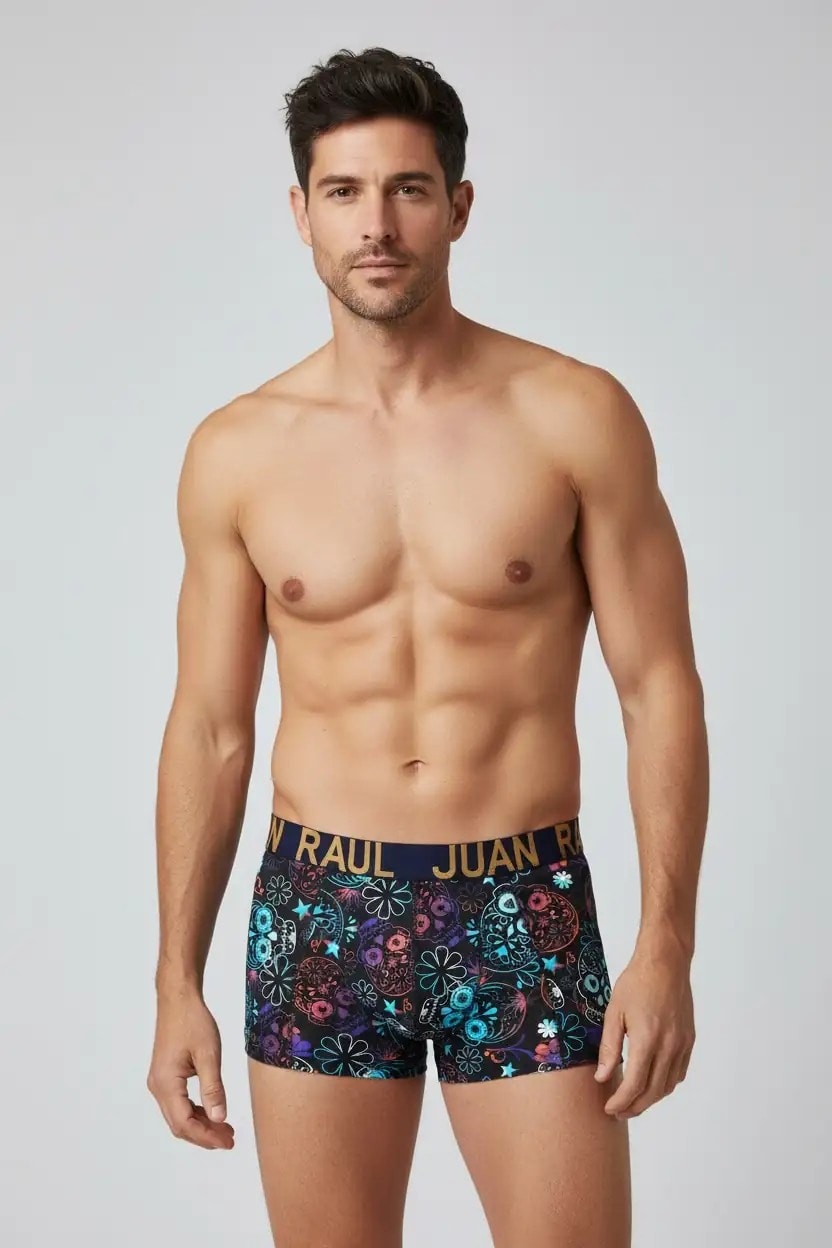 “Renkli Ruhlar” %95 Pamuklu Erkek Boxer - DB250