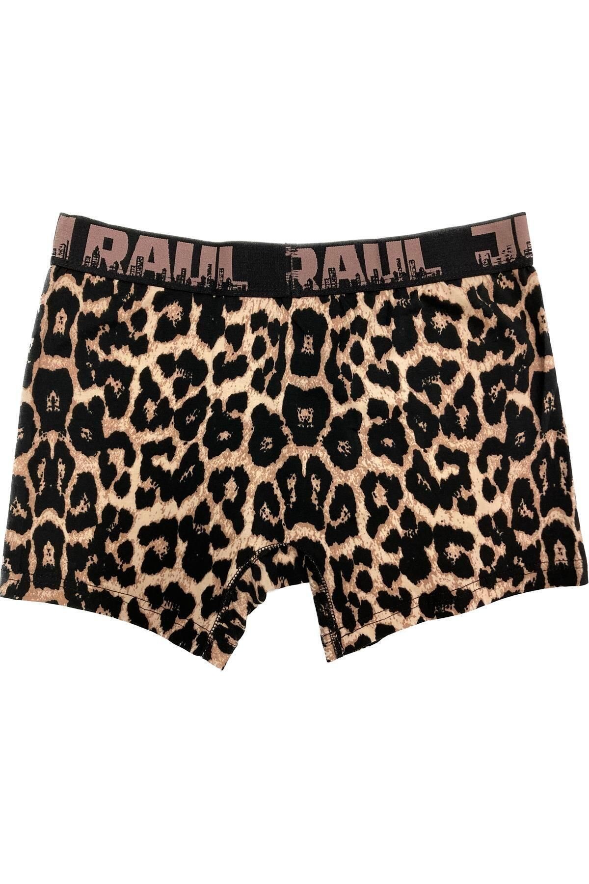 Desenli Boxer - Leopar Desen