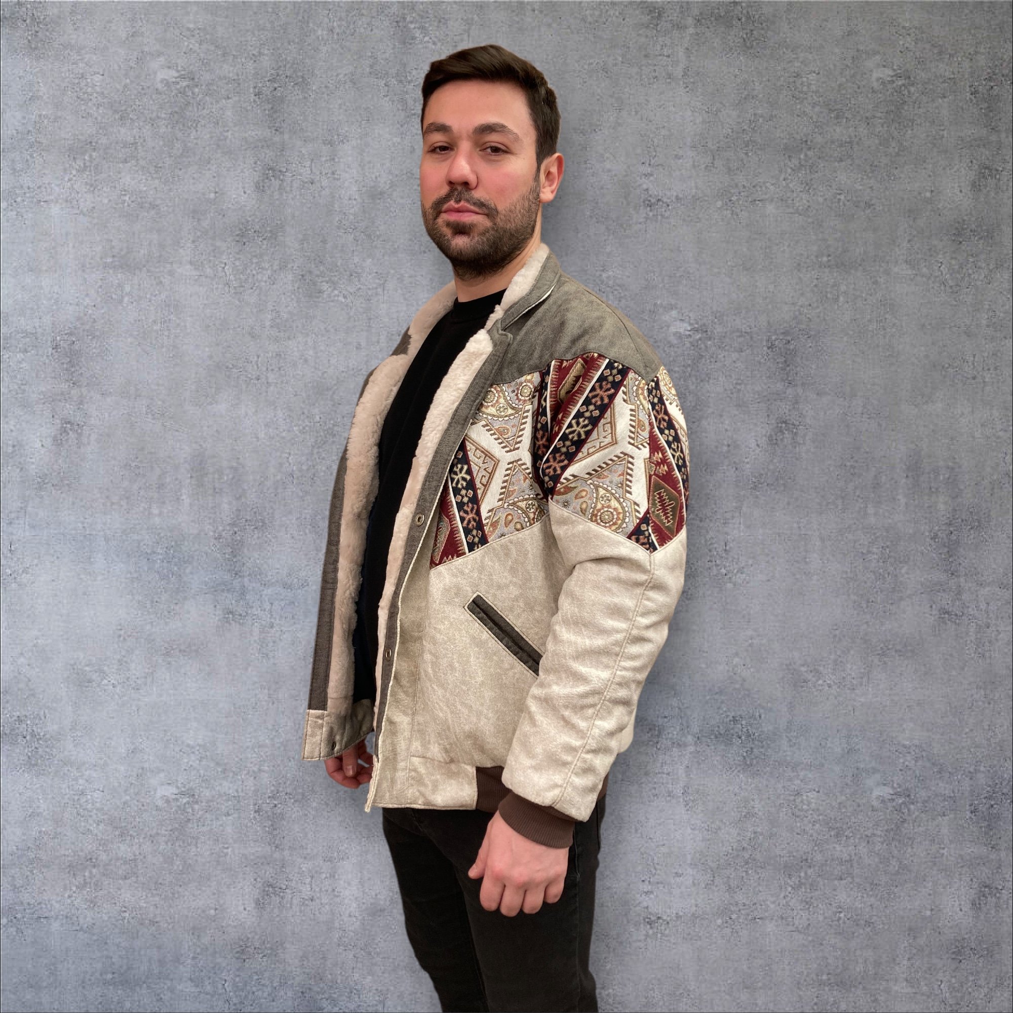 Unisex Vintage Pattern Jacket - Product Code: 7042