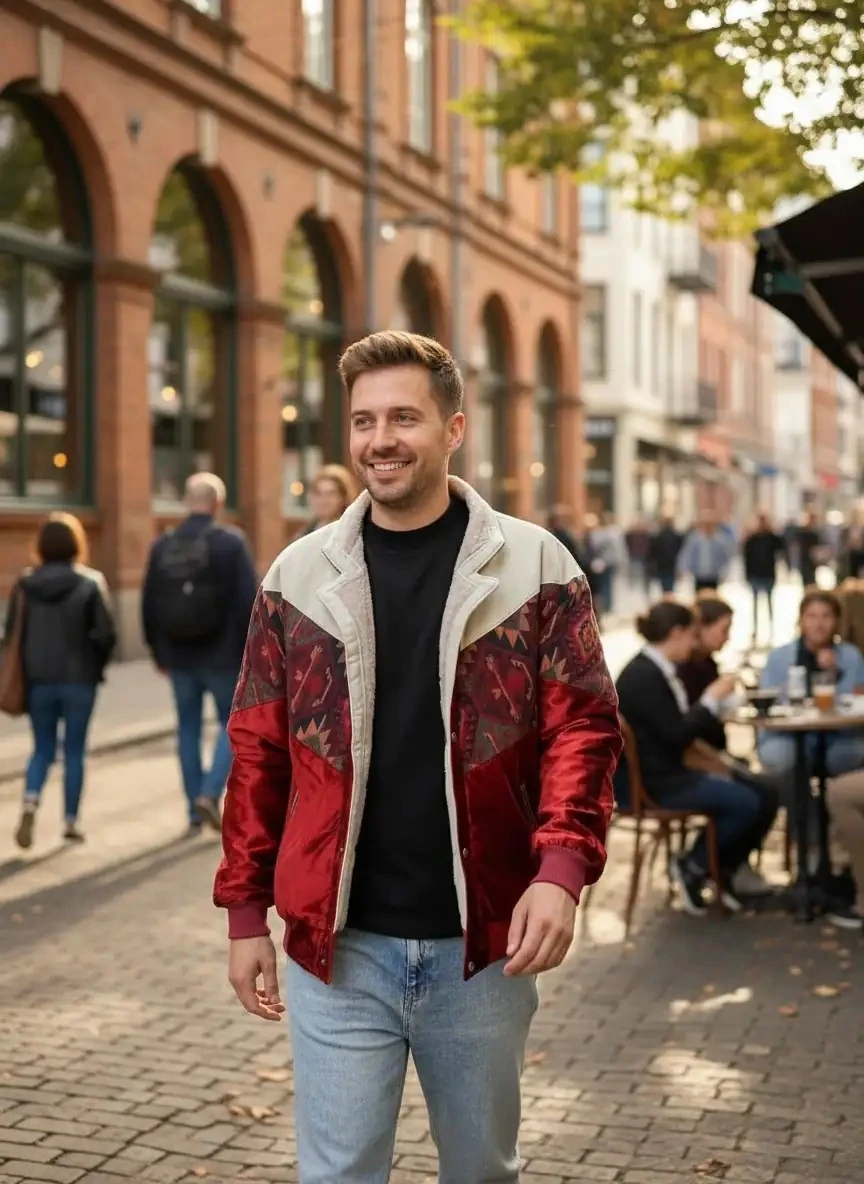 Unisex Vintage Pattern Jacket - Product Code: 7042