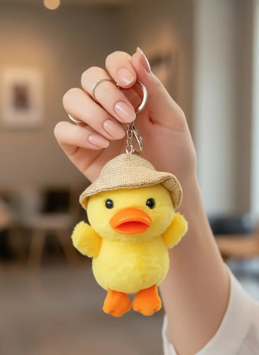 Şapkalı Ördek Anahtarlık 