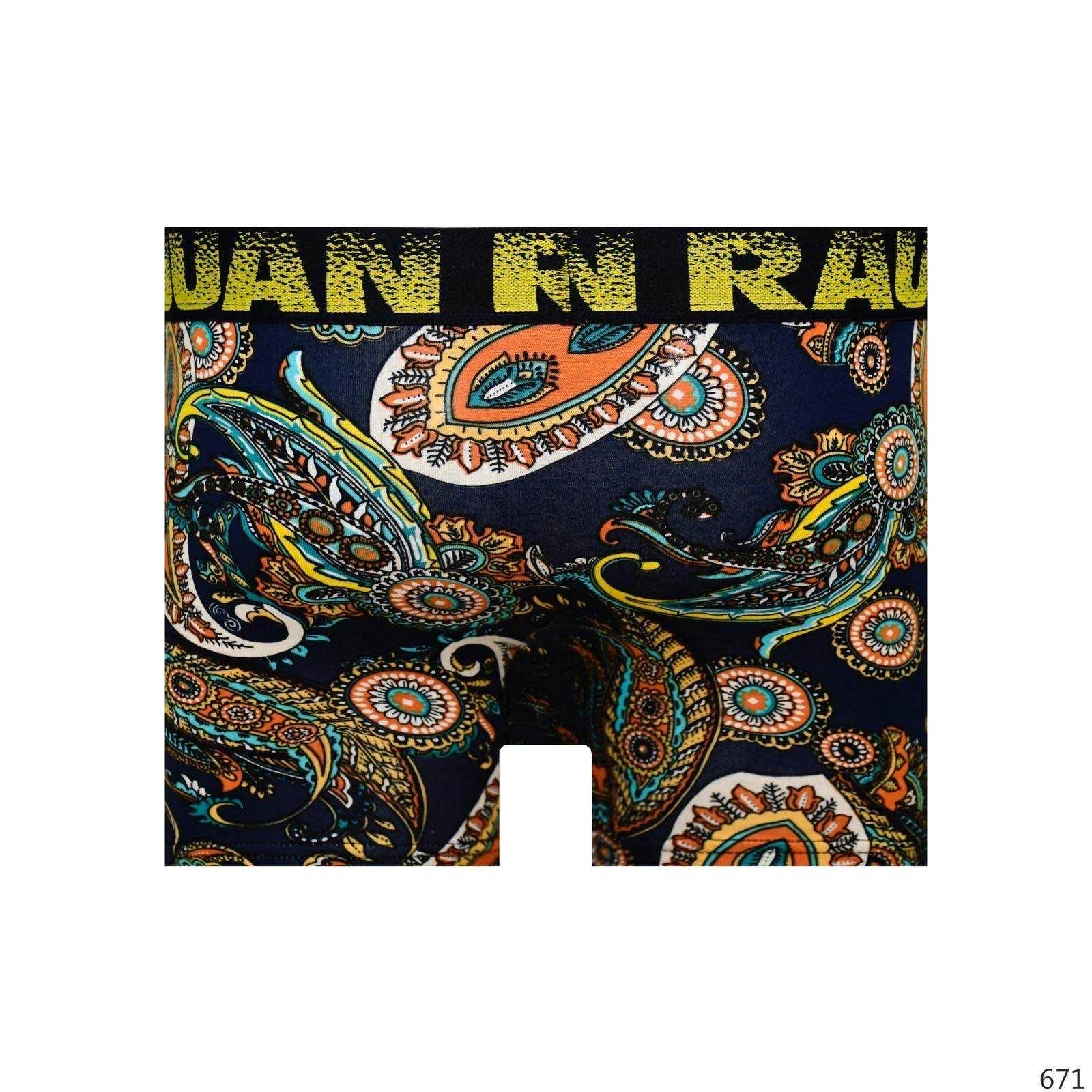 Renkli Şal Desenli Boxer - DB278