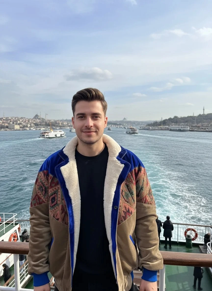 Unisex Vintage Pattern Jacket - Product Code: 7042