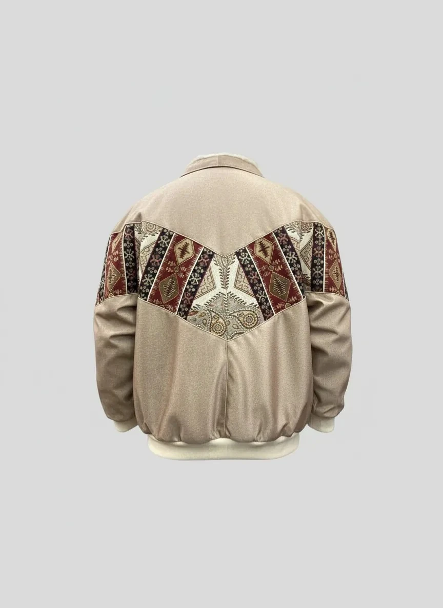 (7677) 2XLarge / 3XLarge Uyumlu Aztek Tarzı Oversize Unisex Ceket