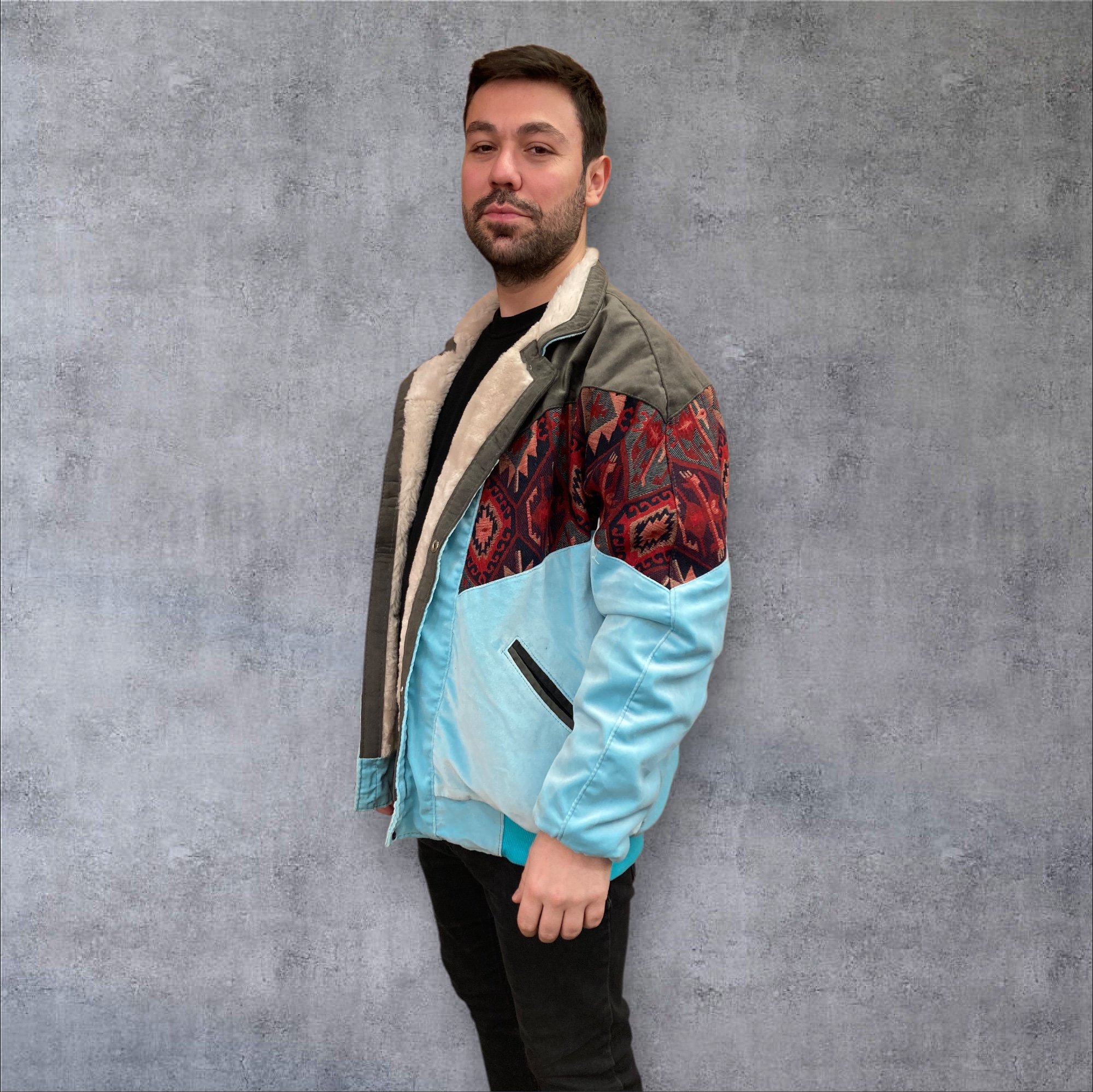 Unisex Vintage Pattern Jacket - Product Code: 7042