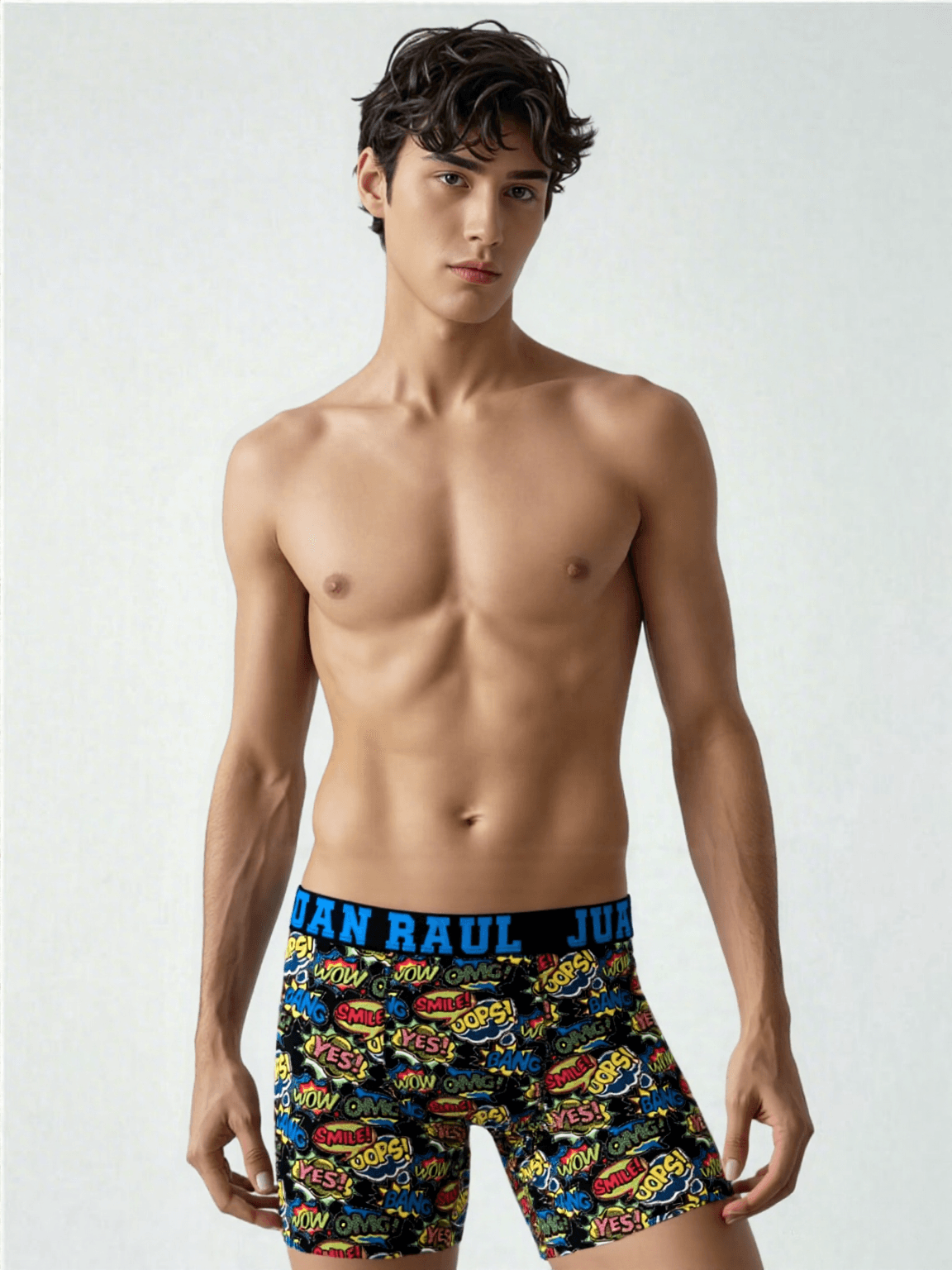 Comic Pop Desenli Erkek Boxer - DB238
