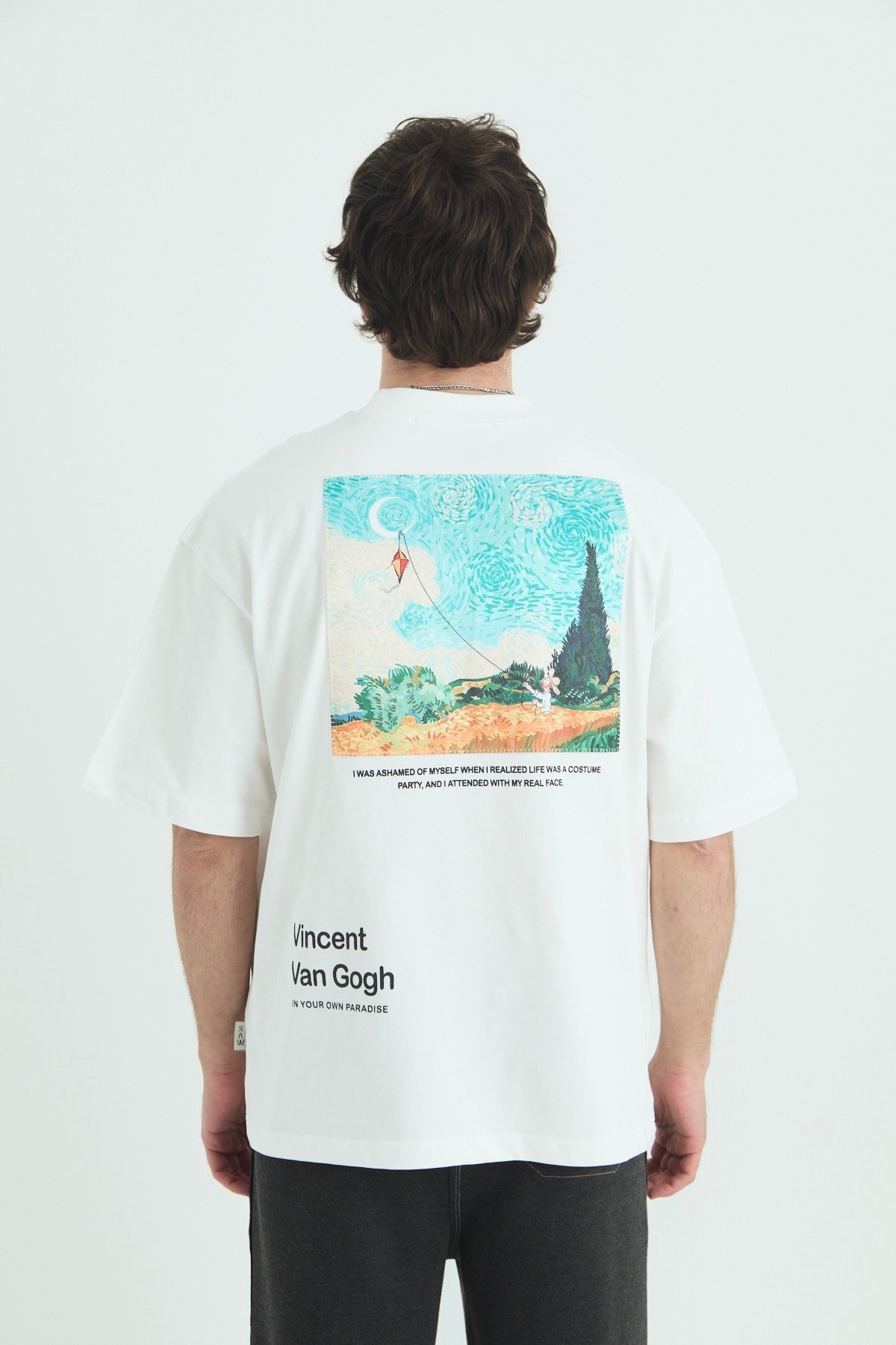 Things I Wanted to Say Oversize T-shirt - Beyaz