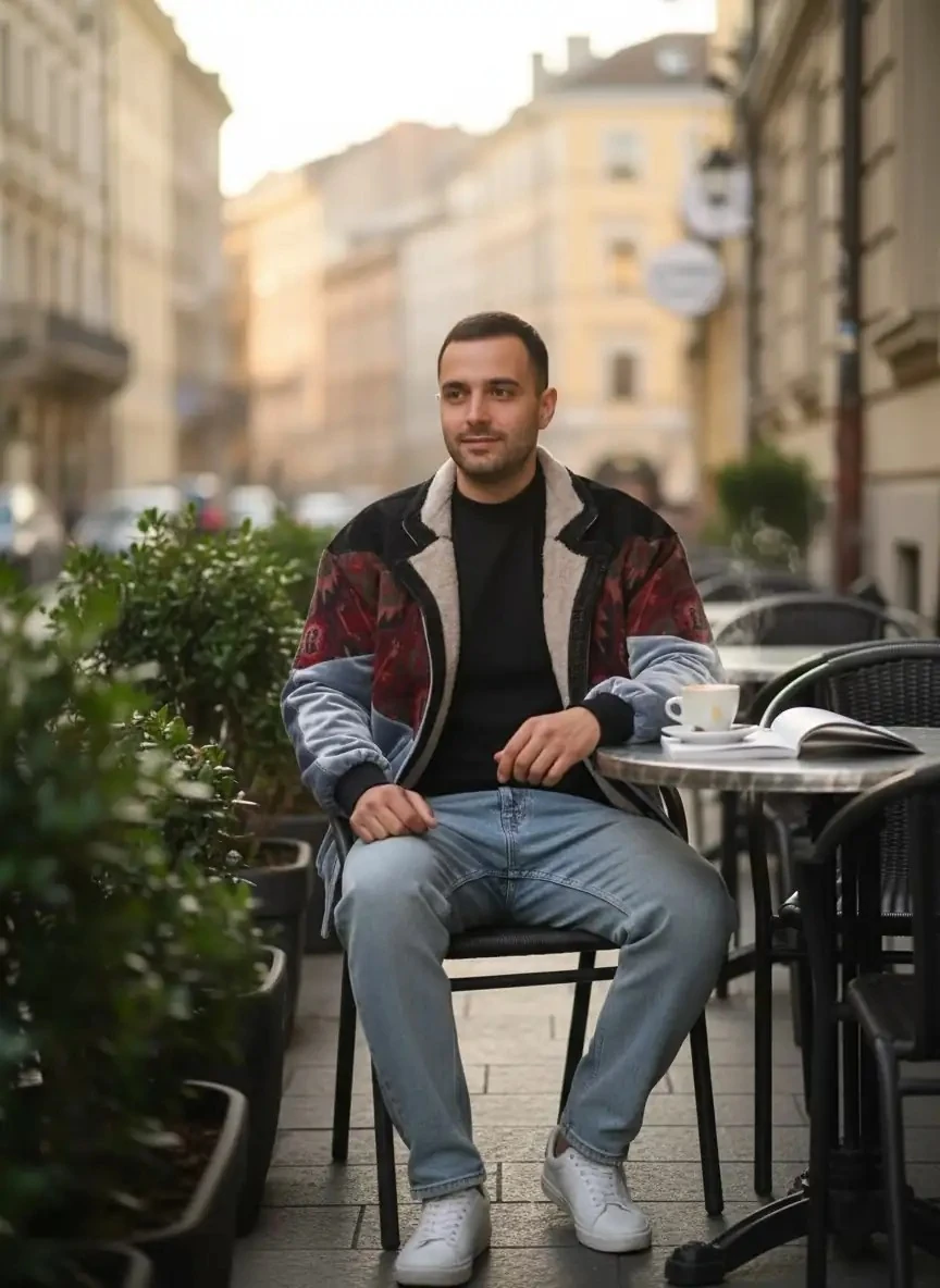 Unisex Vintage Pattern Jacket - Product Code: 7042