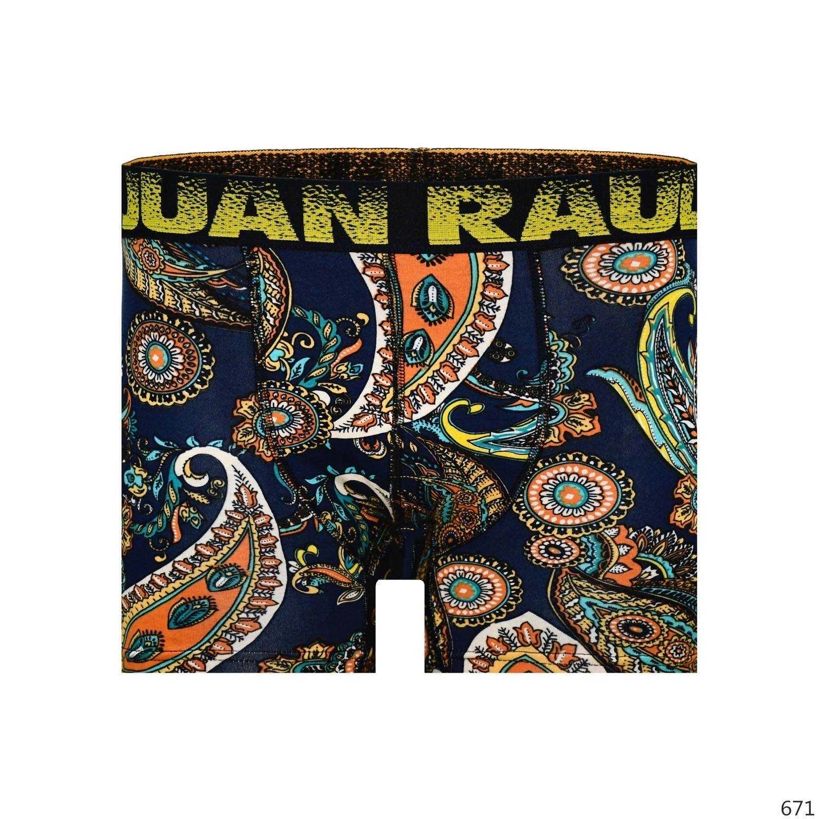 Renkli Şal Desenli Boxer - DB278