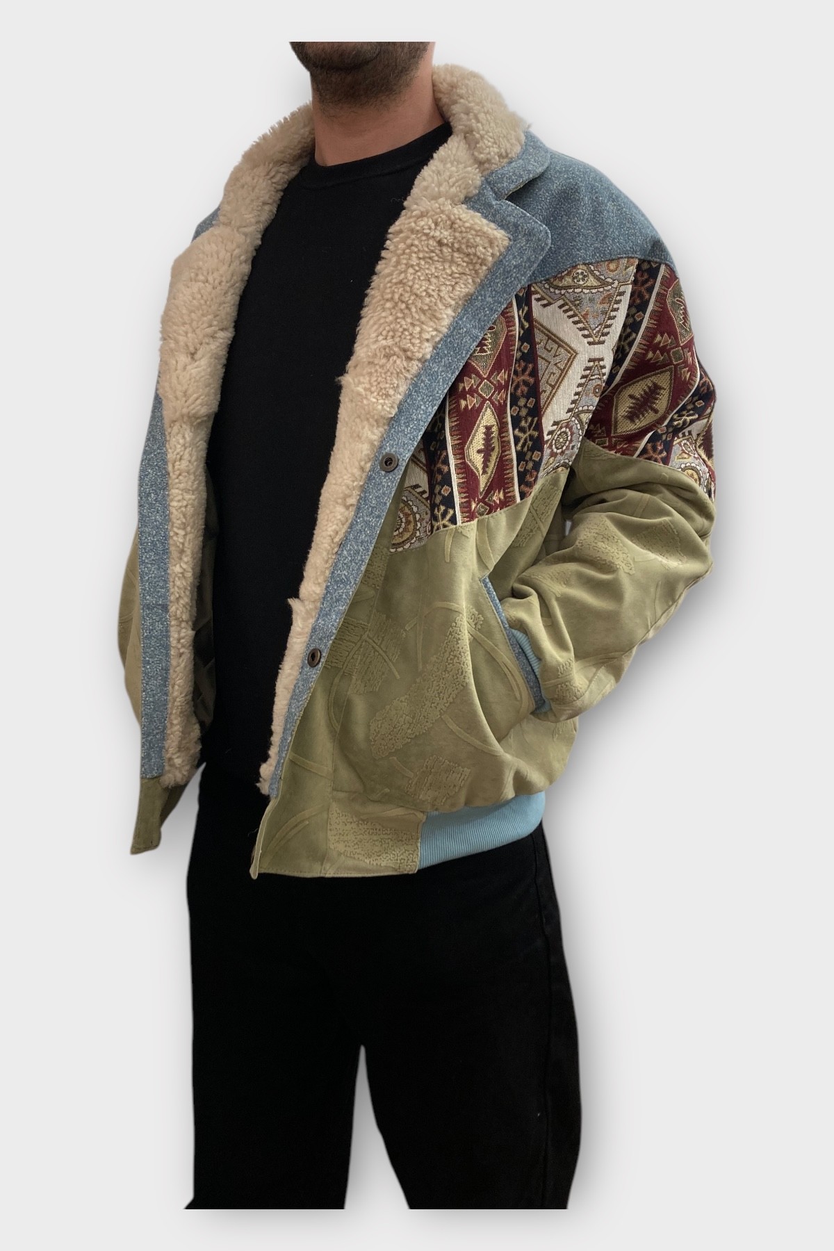 Unisex Vintage Pattern Jacket - Product Code: 7042