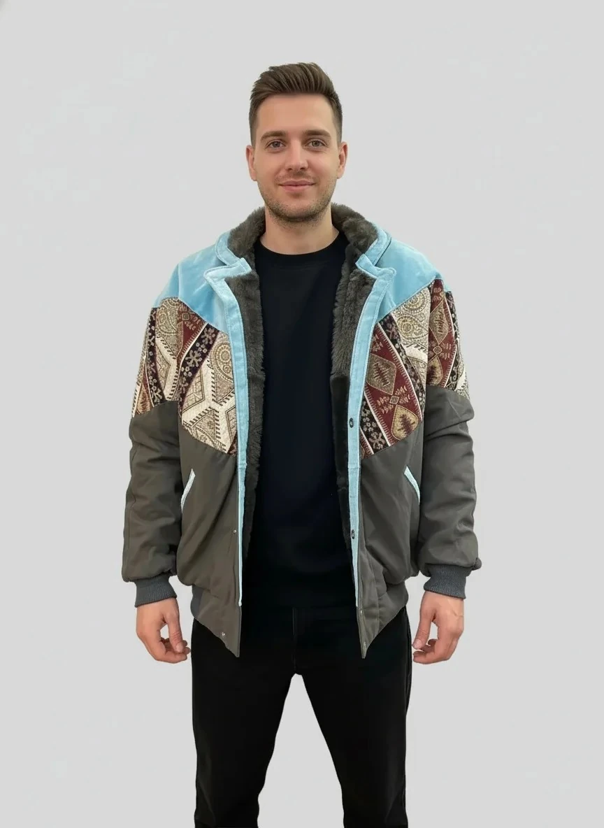 Unisex Vintage Pattern Jacket - Product Code: 7042