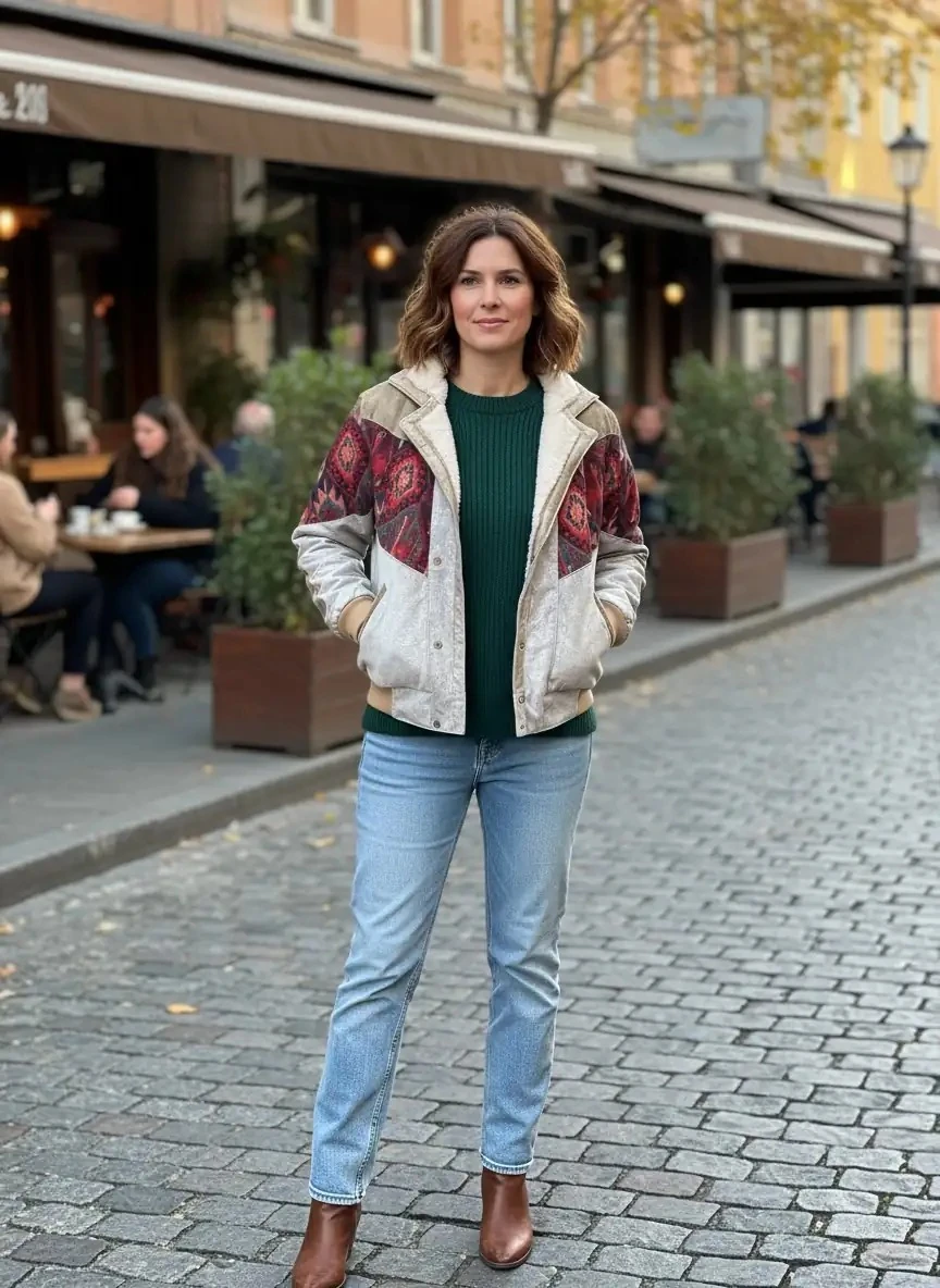 Unisex Vintage Pattern Jacket - Product Code: 6629