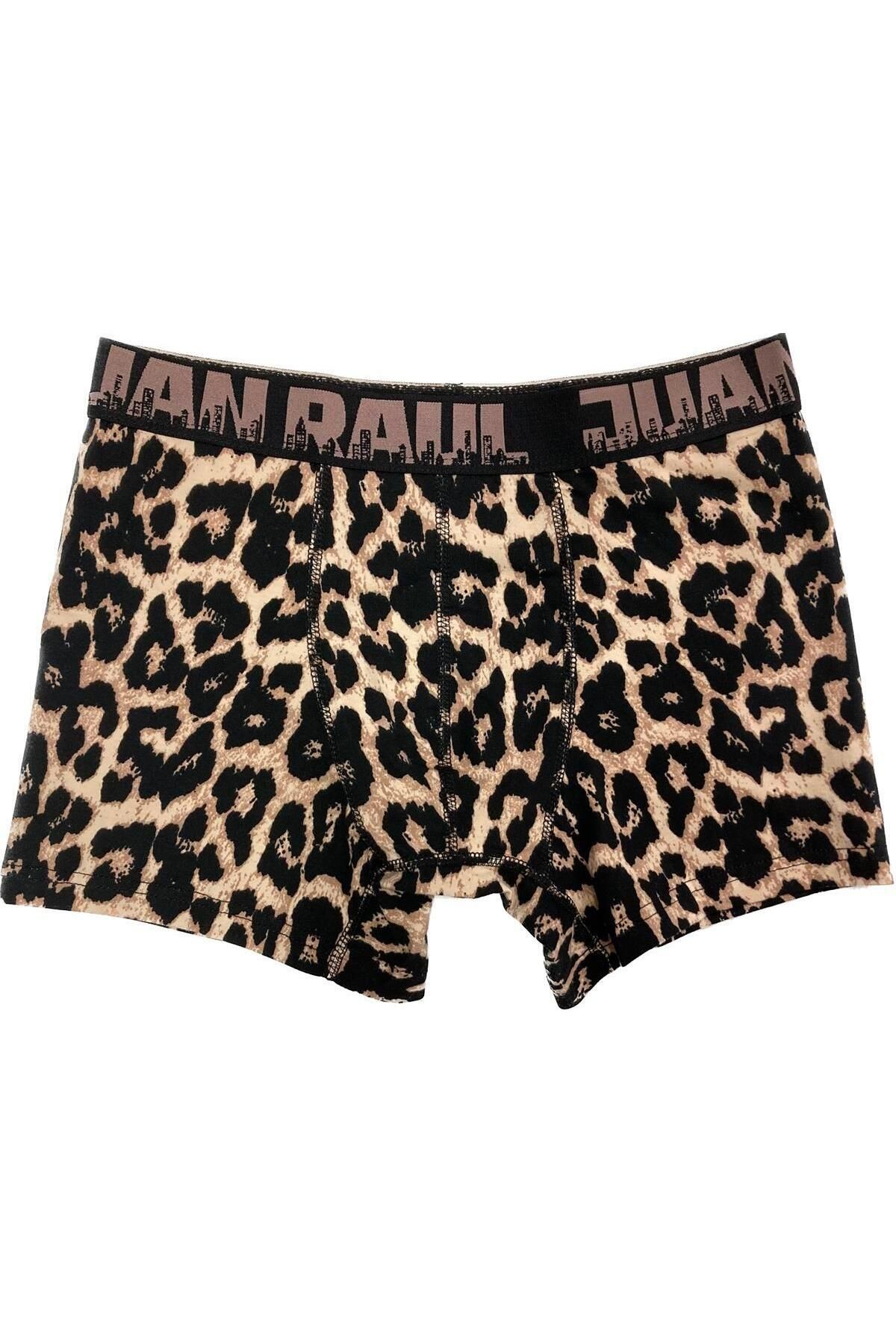 Desenli Boxer - Leopar Desen
