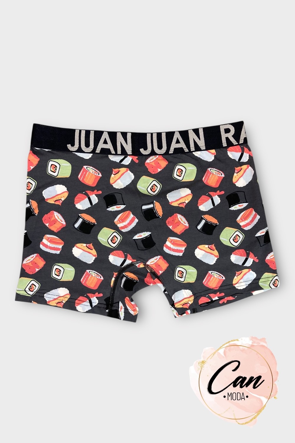 Sushi Mood Desenli - %95 Pamuklu Erkek Boxer - DB247