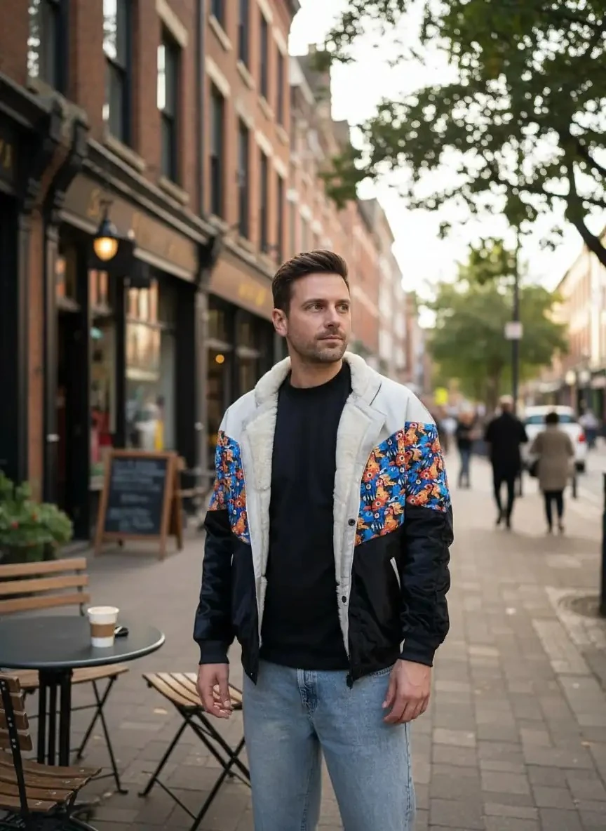 Unisex Vintage Pattern Jacket - Product Code: 7042