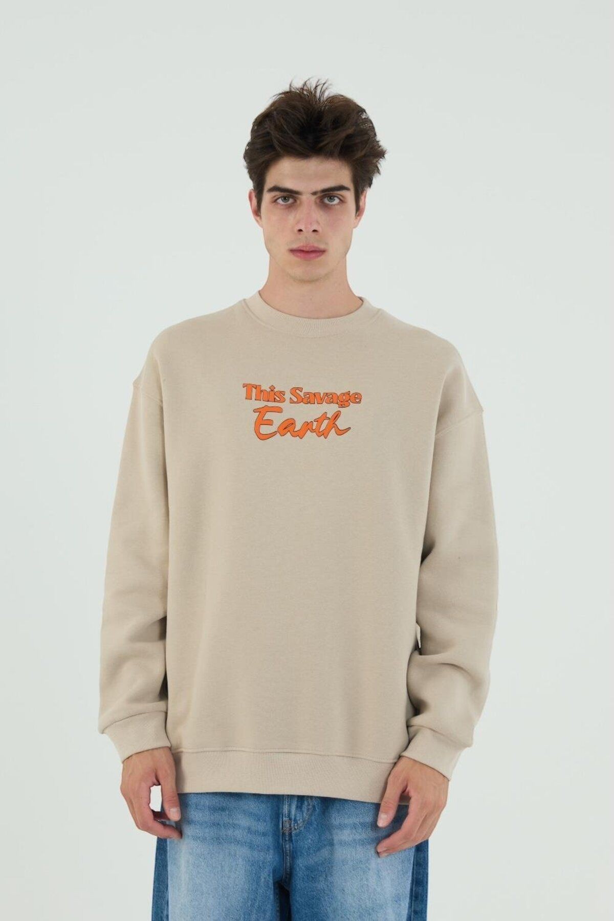 This Savage Earth Oversize Sweatshirt - SW277