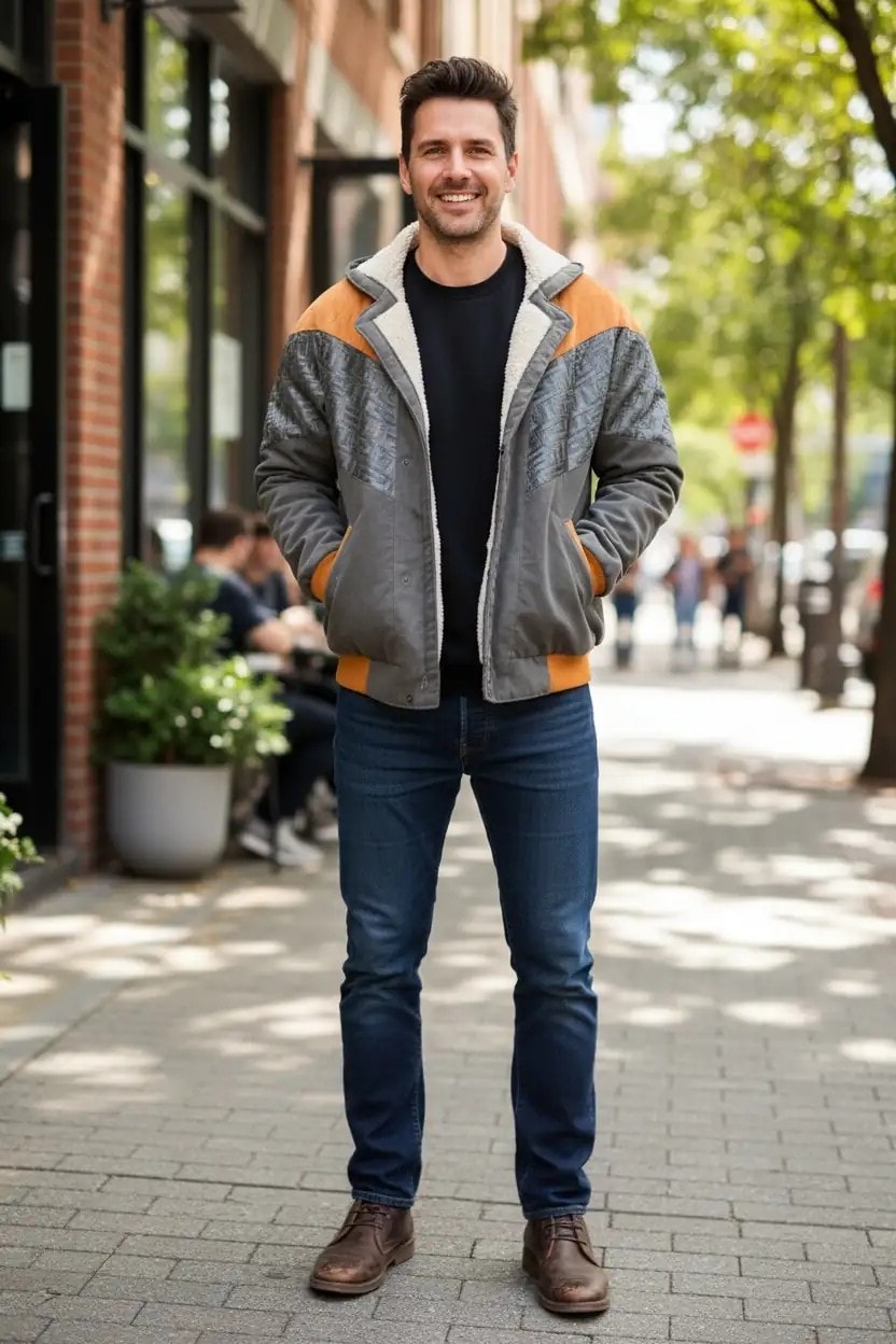 Unisex Vintage Pattern Jacket - Product Code: 7042