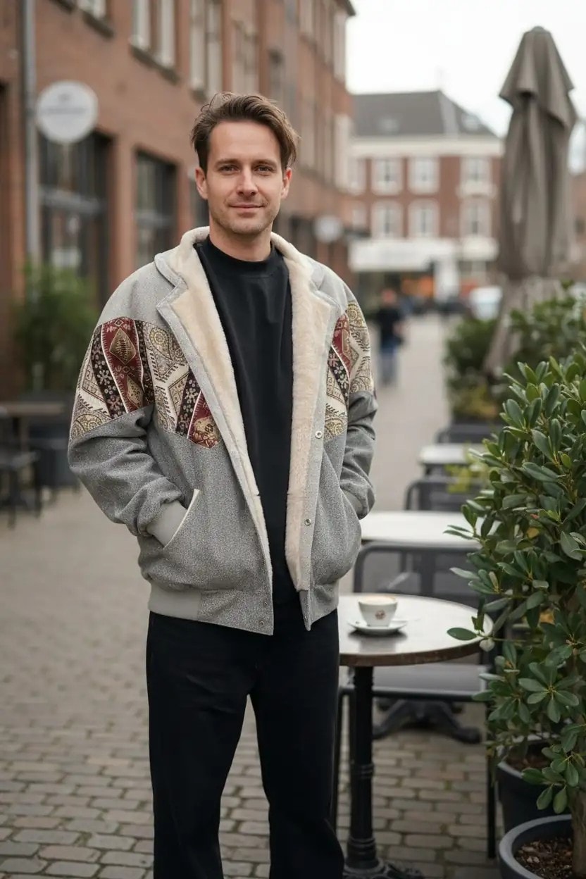 Unisex Vintage Pattern Jacket - Product Code: 7042