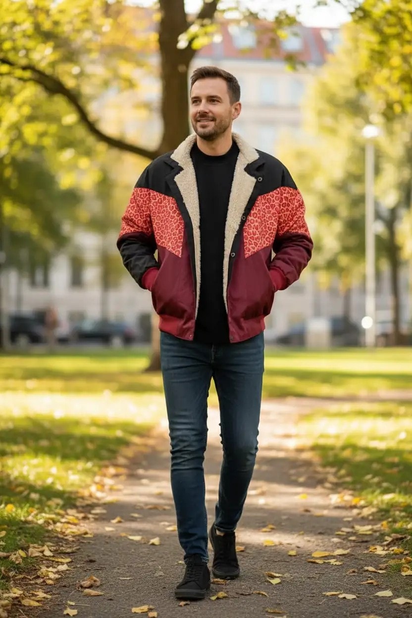 Unisex Vintage Pattern Jacket - Product Code: 7042
