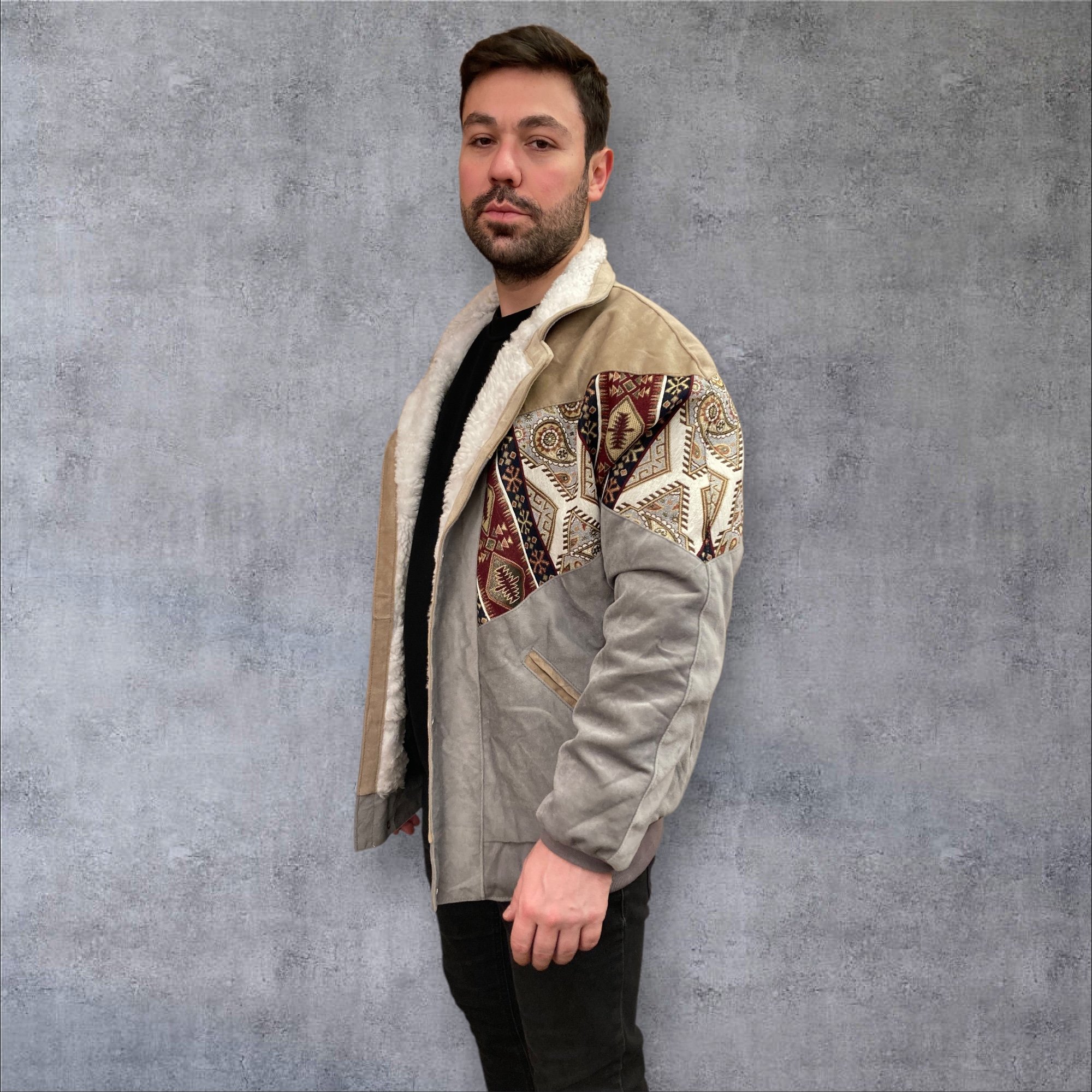 Unisex Vintage Pattern Jacket - Product Code: 7042