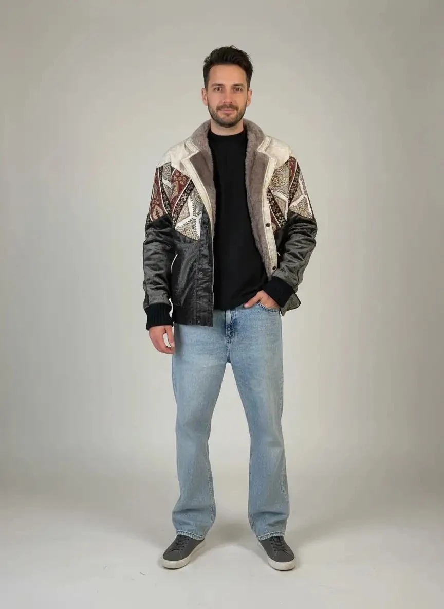 Unisex Vintage Pattern Jacket - Product Code: 7042