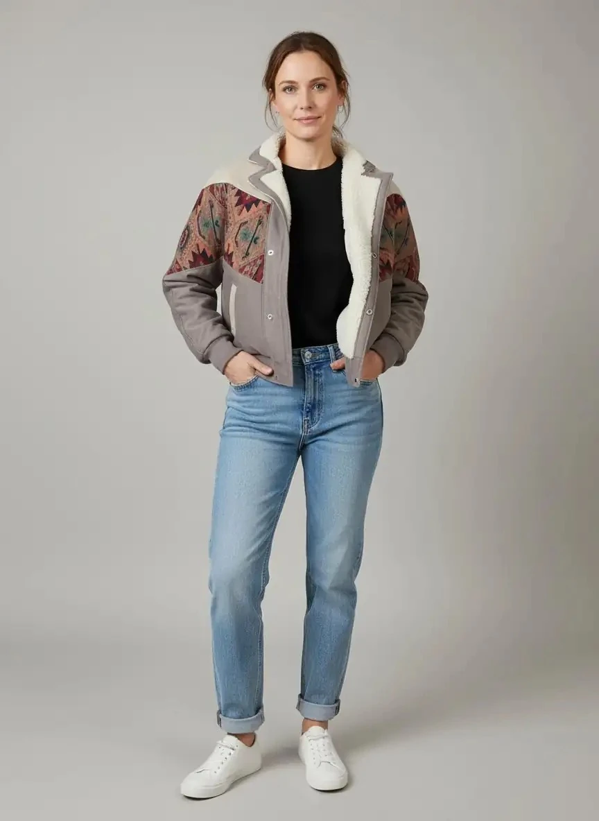 Unisex Vintage Pattern Jacket - Product Code: 6629