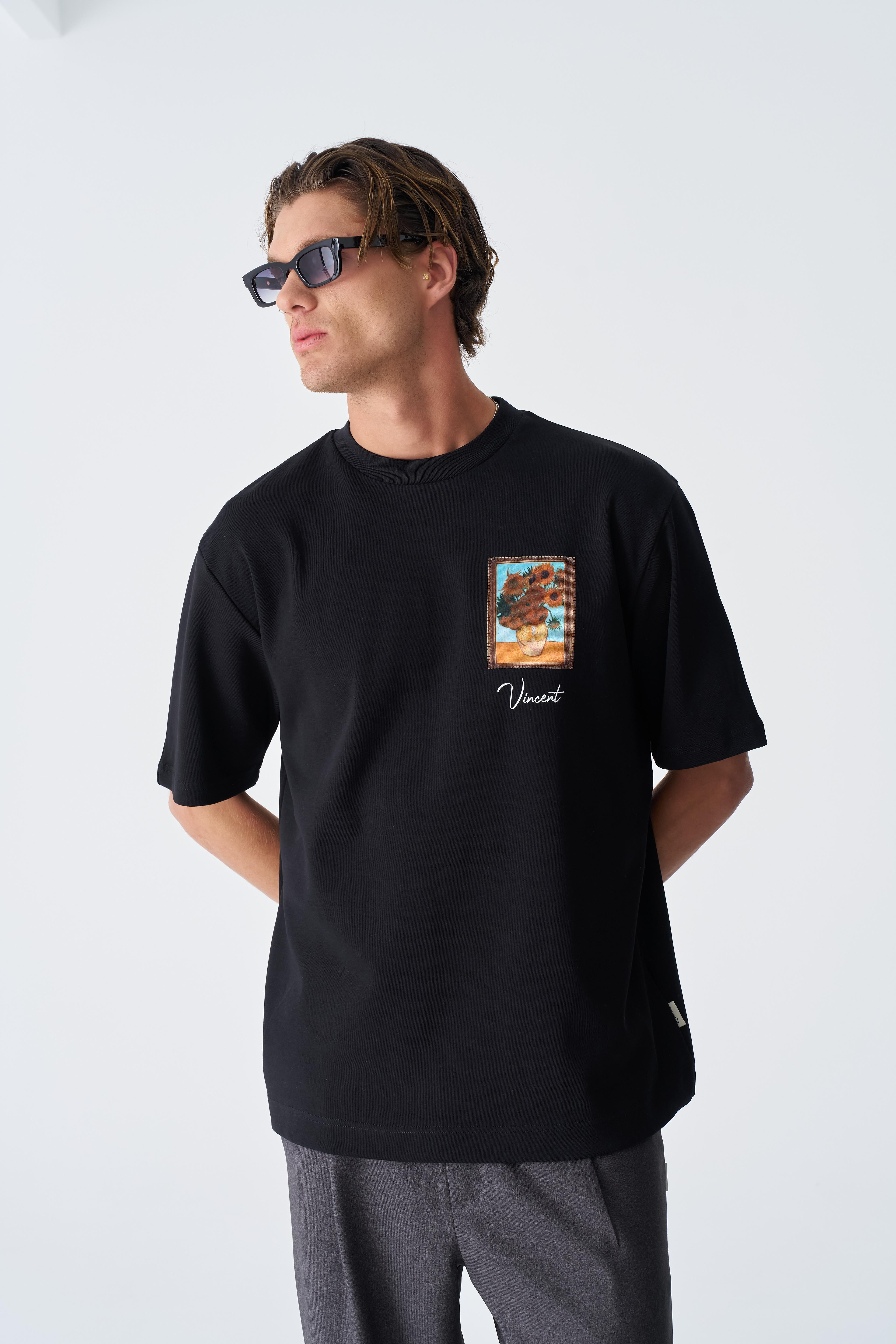 One Day Rahat Kesim T-shirt - Siyah