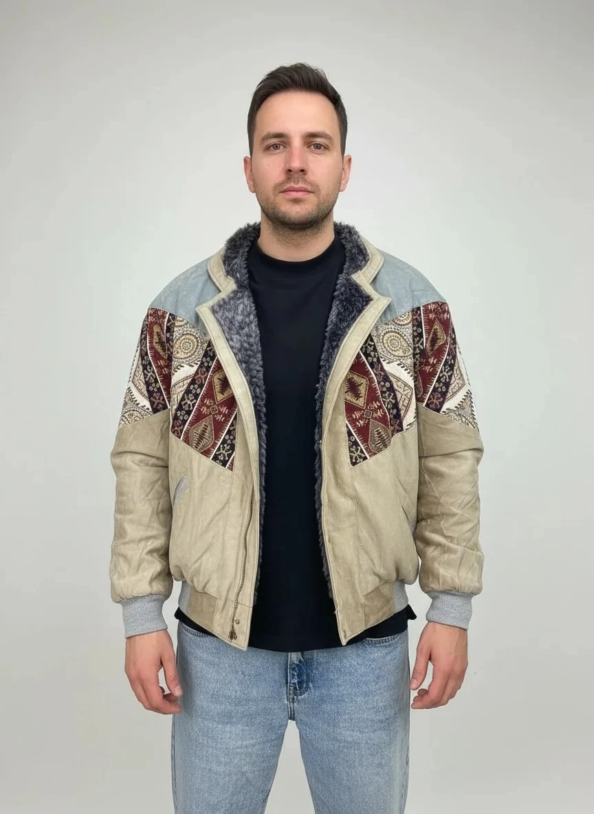 Unisex Vintage Pattern Jacket - Product Code: 7042