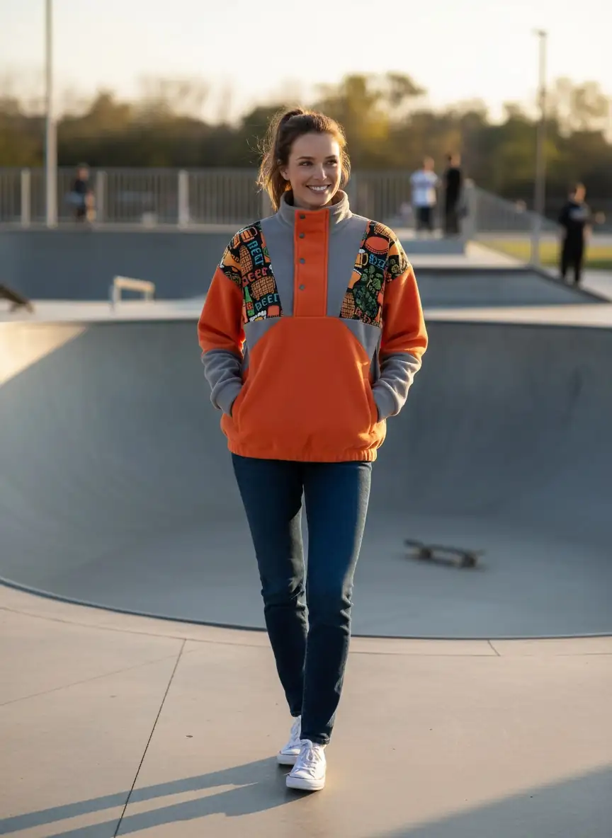 Unisex Bira Desenli Polar