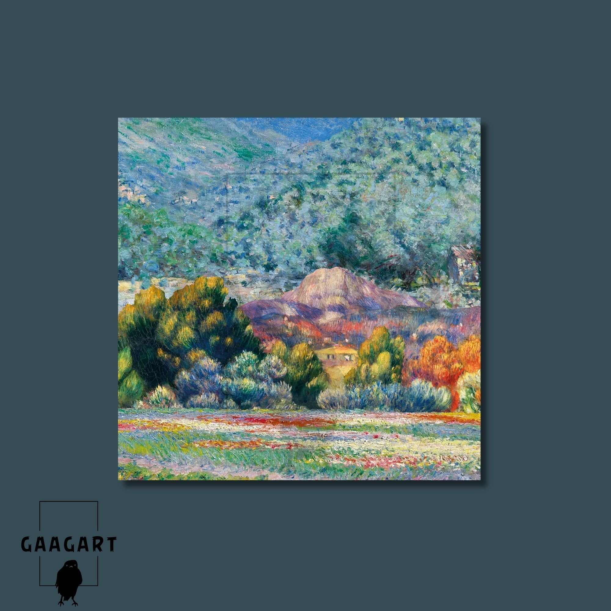 Kare Kanvas Tablo Ünlü Eserler Claude Monet Manzara Tablosu