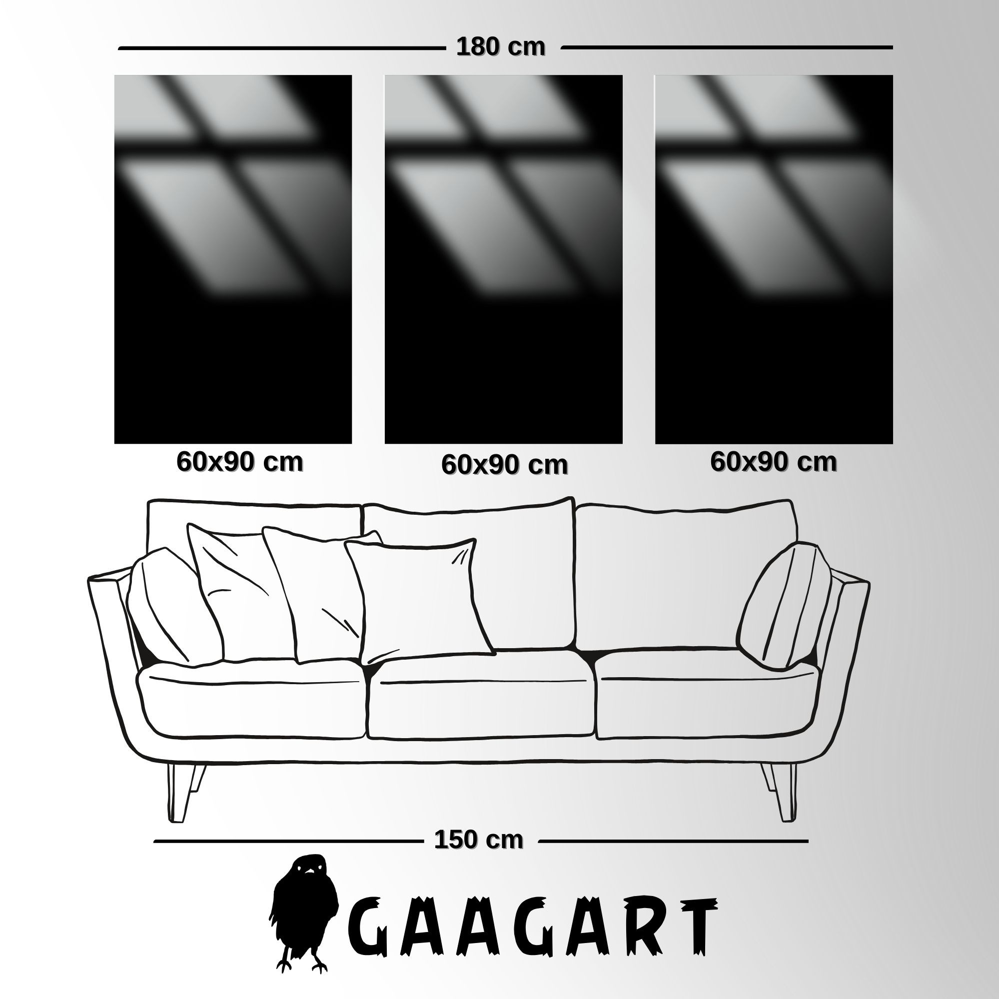 Temperli Gerçek Cam Tablo Seti Gold Avangart Desenler