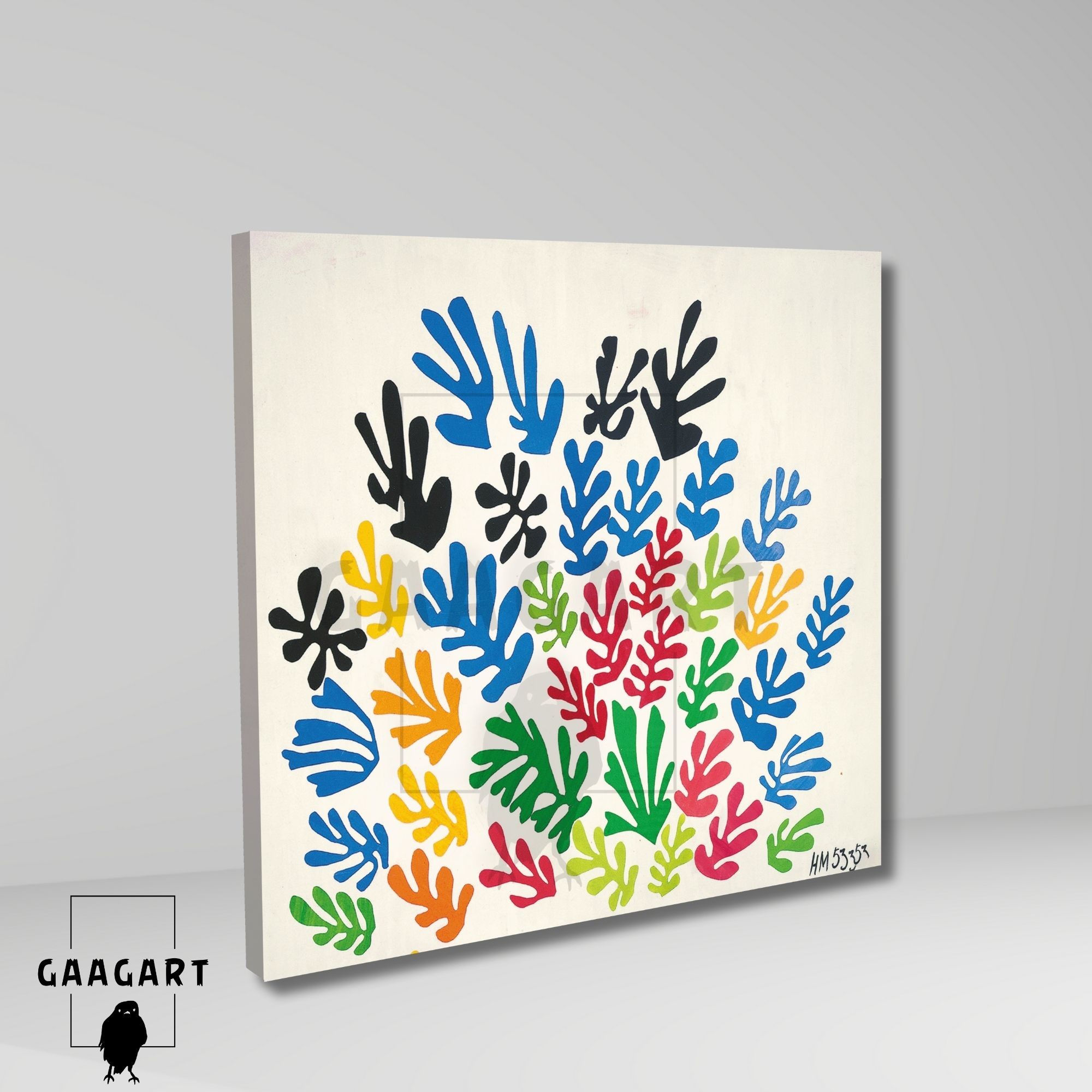 Kare Kanvas Tablo Ünlü Eserler Henri Matisse-La Gerbe