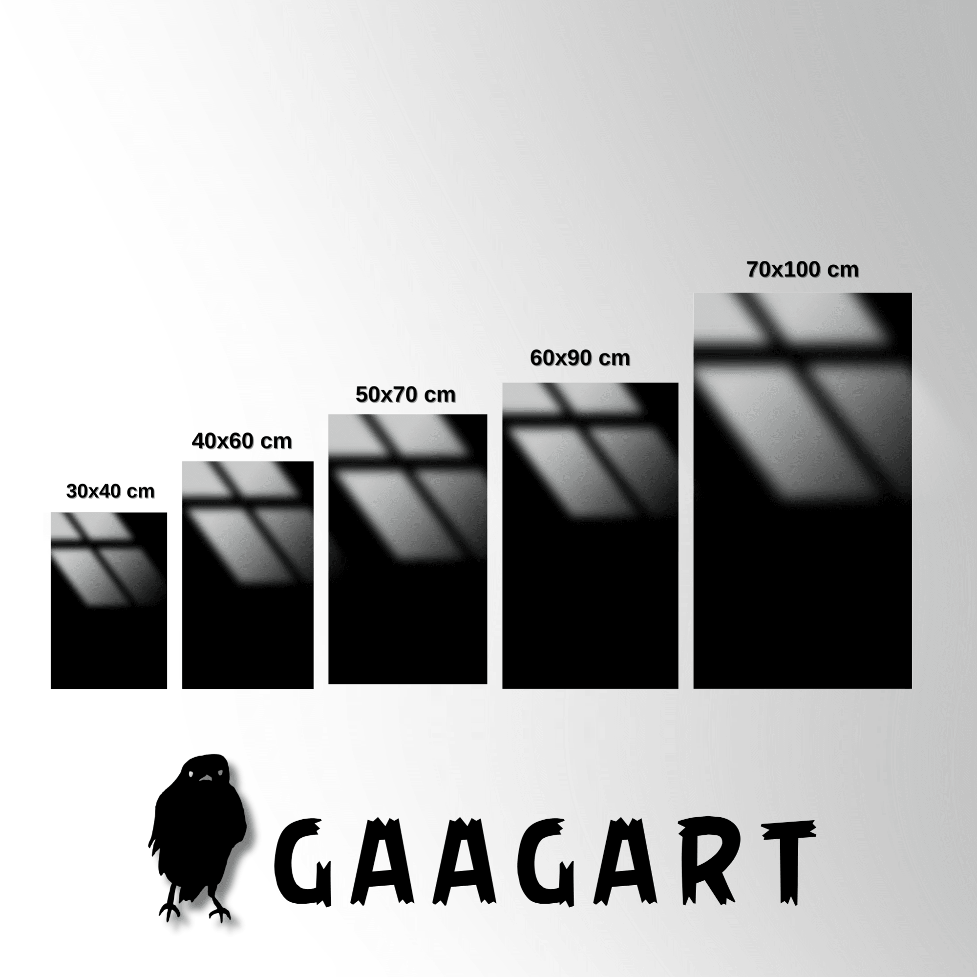 Metal Çerçeveli Temperli Cam Tablo Manzara ve Kartal