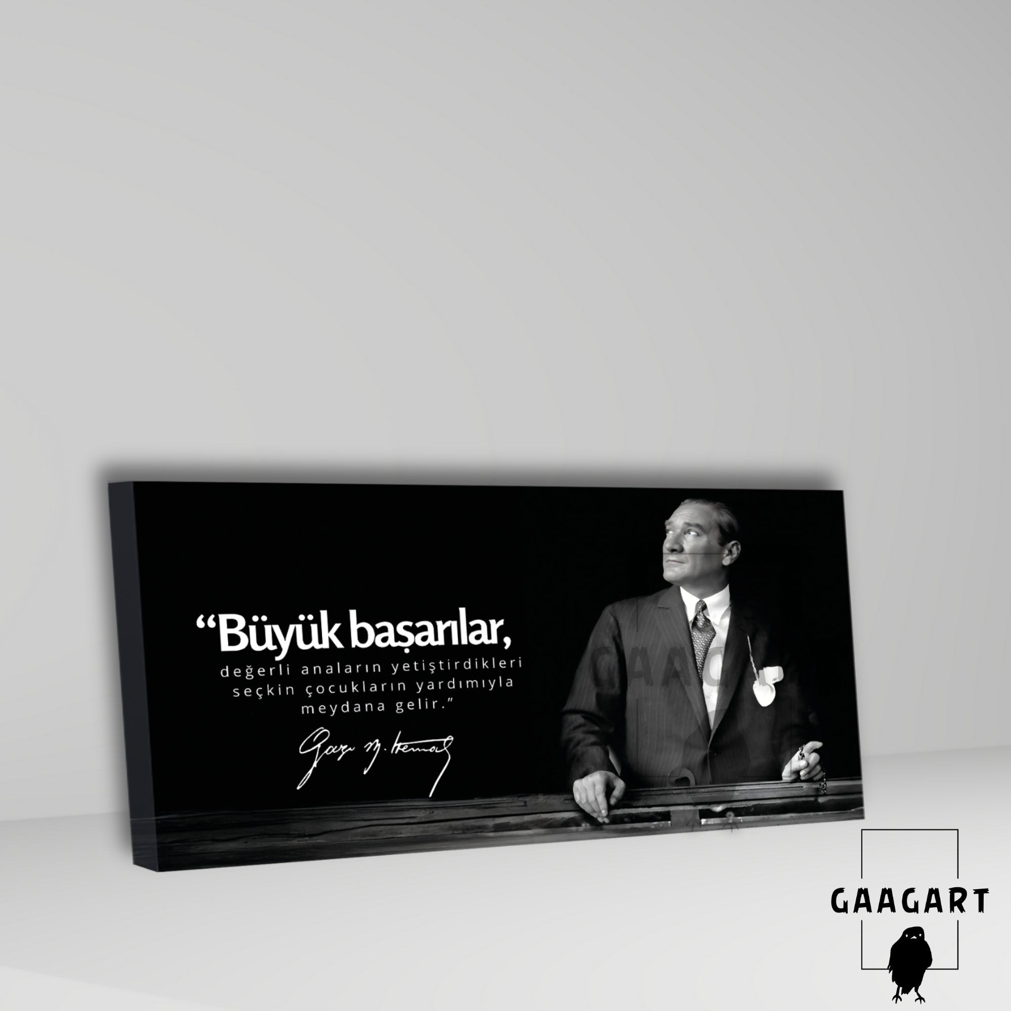 Panoramik Kanvas Makam Panosu Atatürk Kadınlar Hakkında Sözü