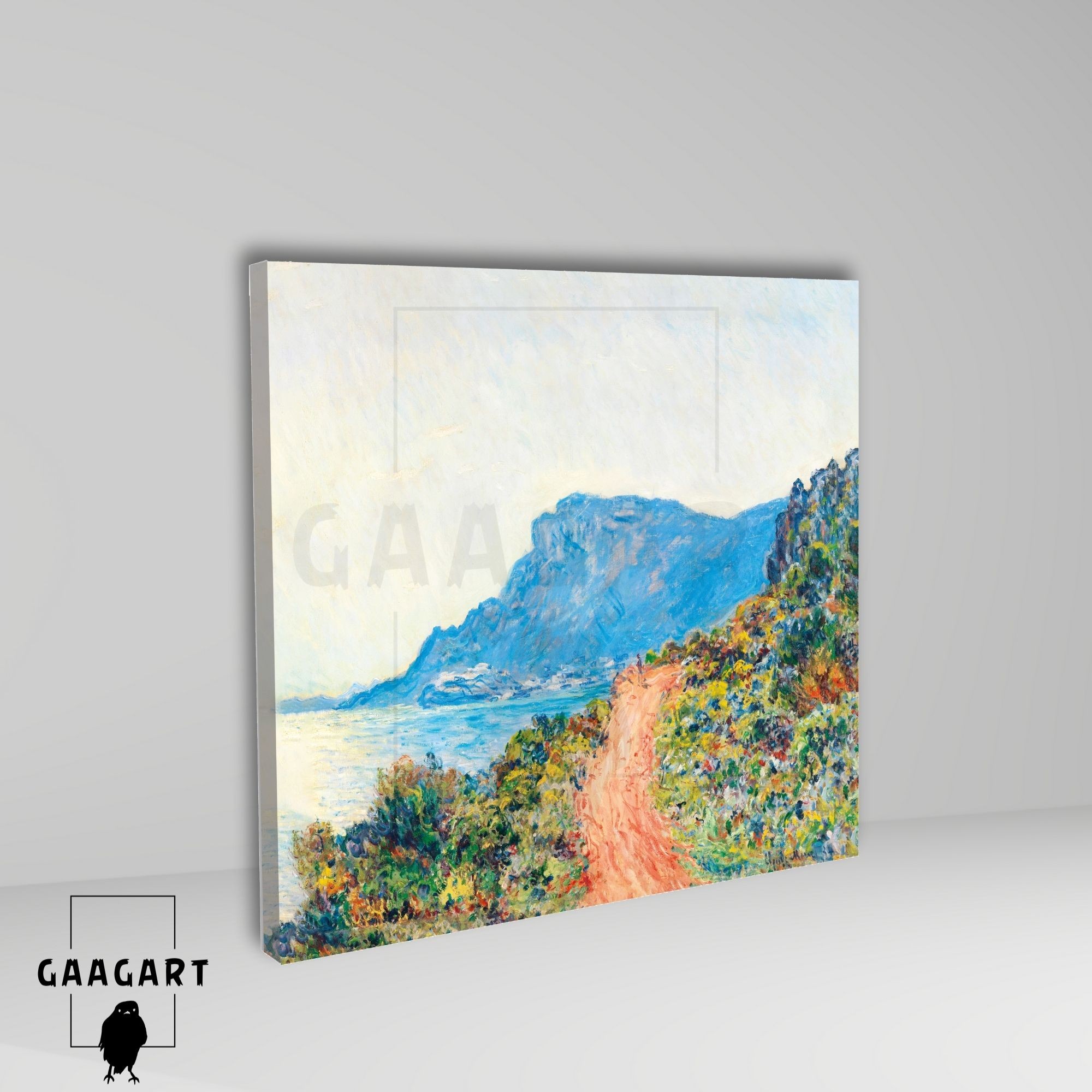 Kare Kanvas Ünlü Eserler Claude Monet Monacco