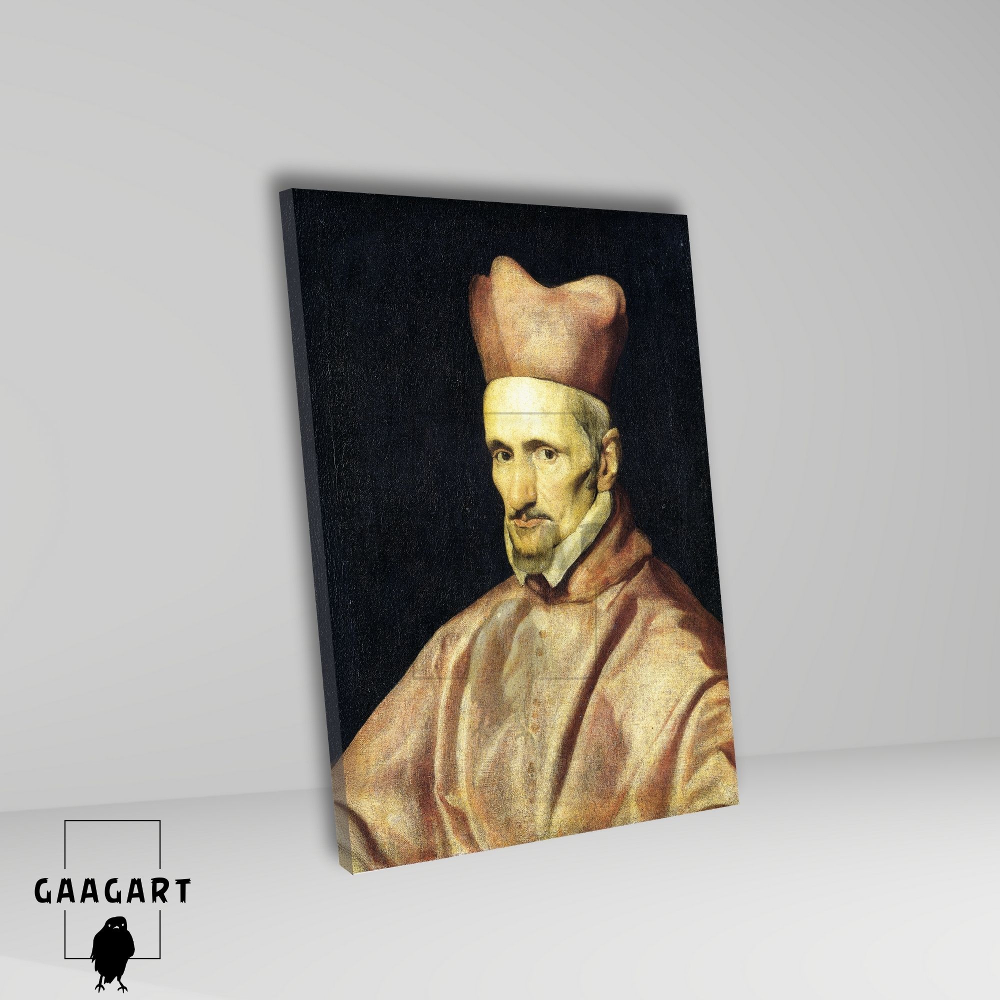 Tekli Dikey Kanvas Diego Velazquez Portrait Of Cardinal Gaspar
