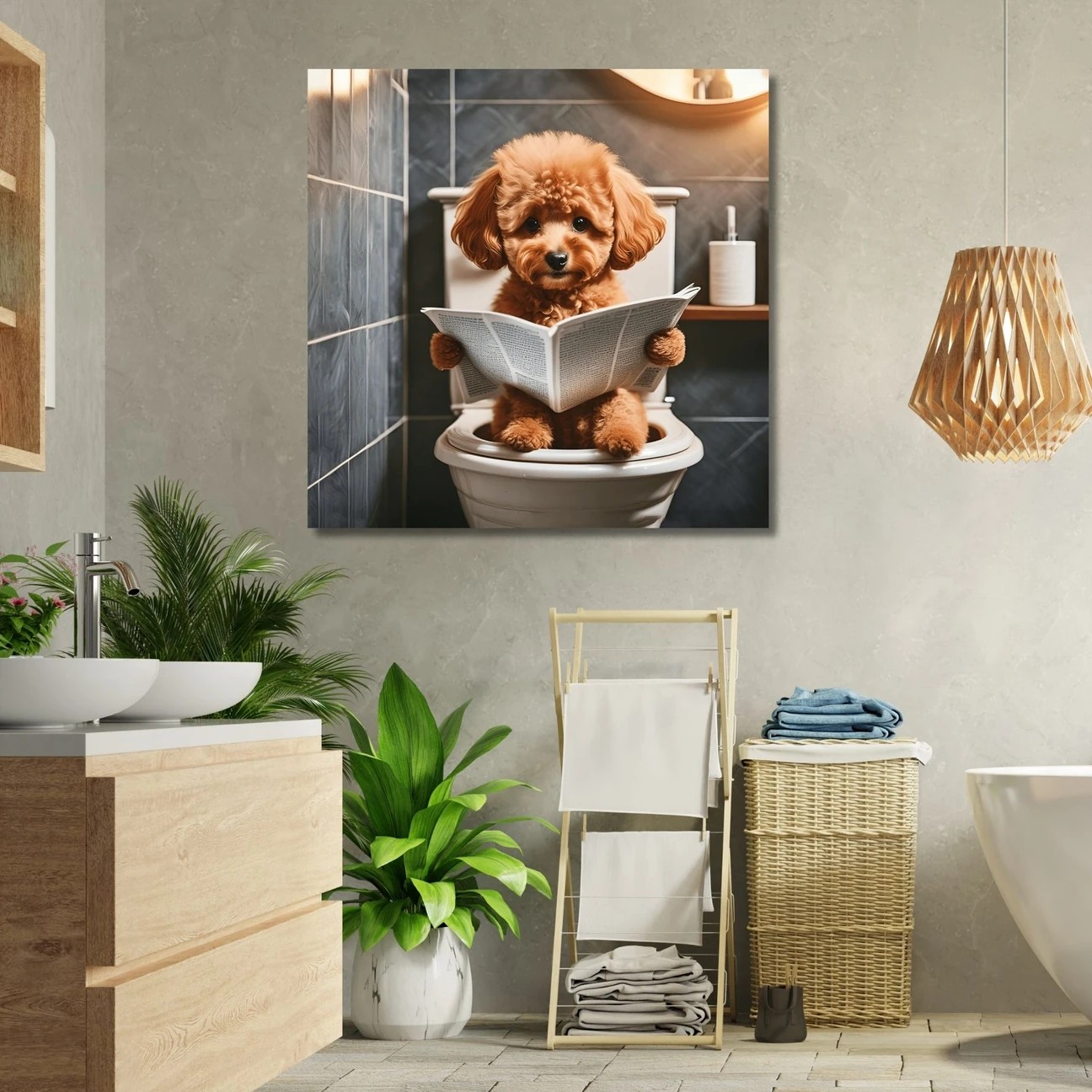 Banyo Dekorasyonunda Tabloların Kullanımı