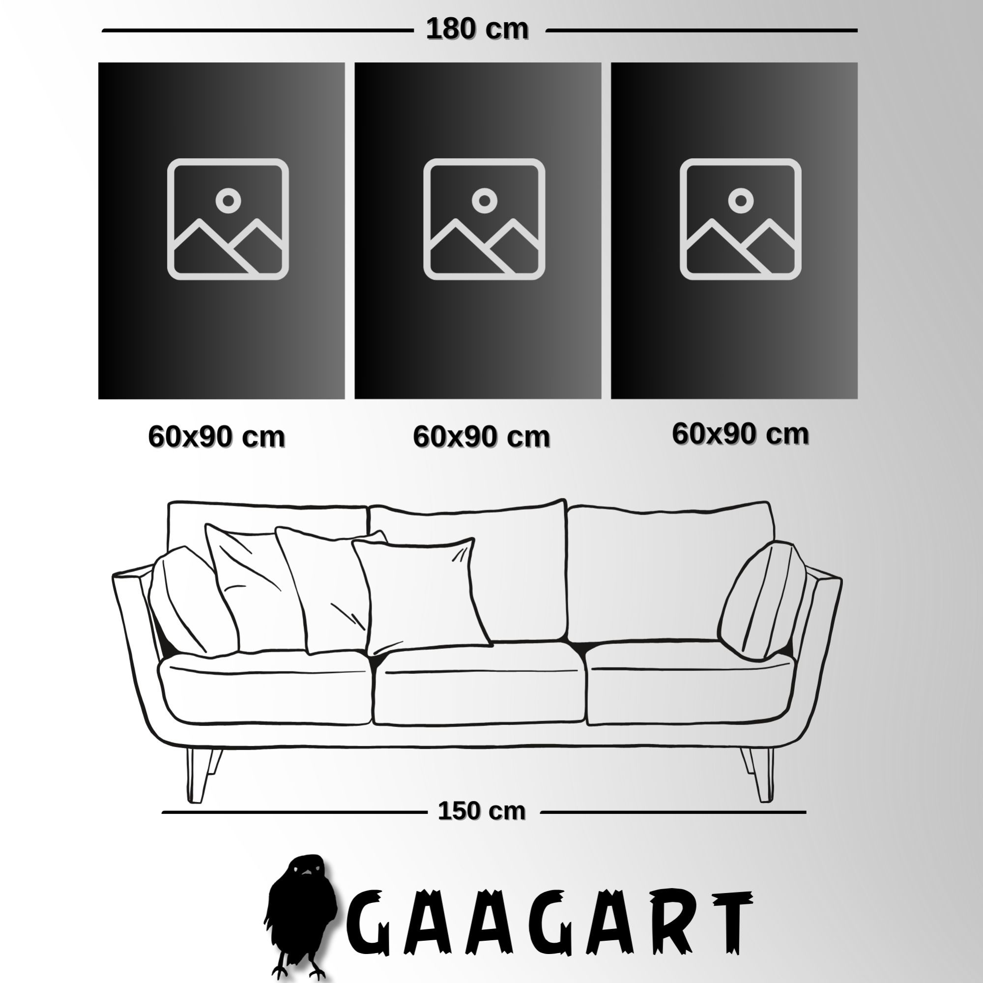 3'lü Kanvas Duvar Tablosu Modern Soğuk Renkli Çiçek Deseni