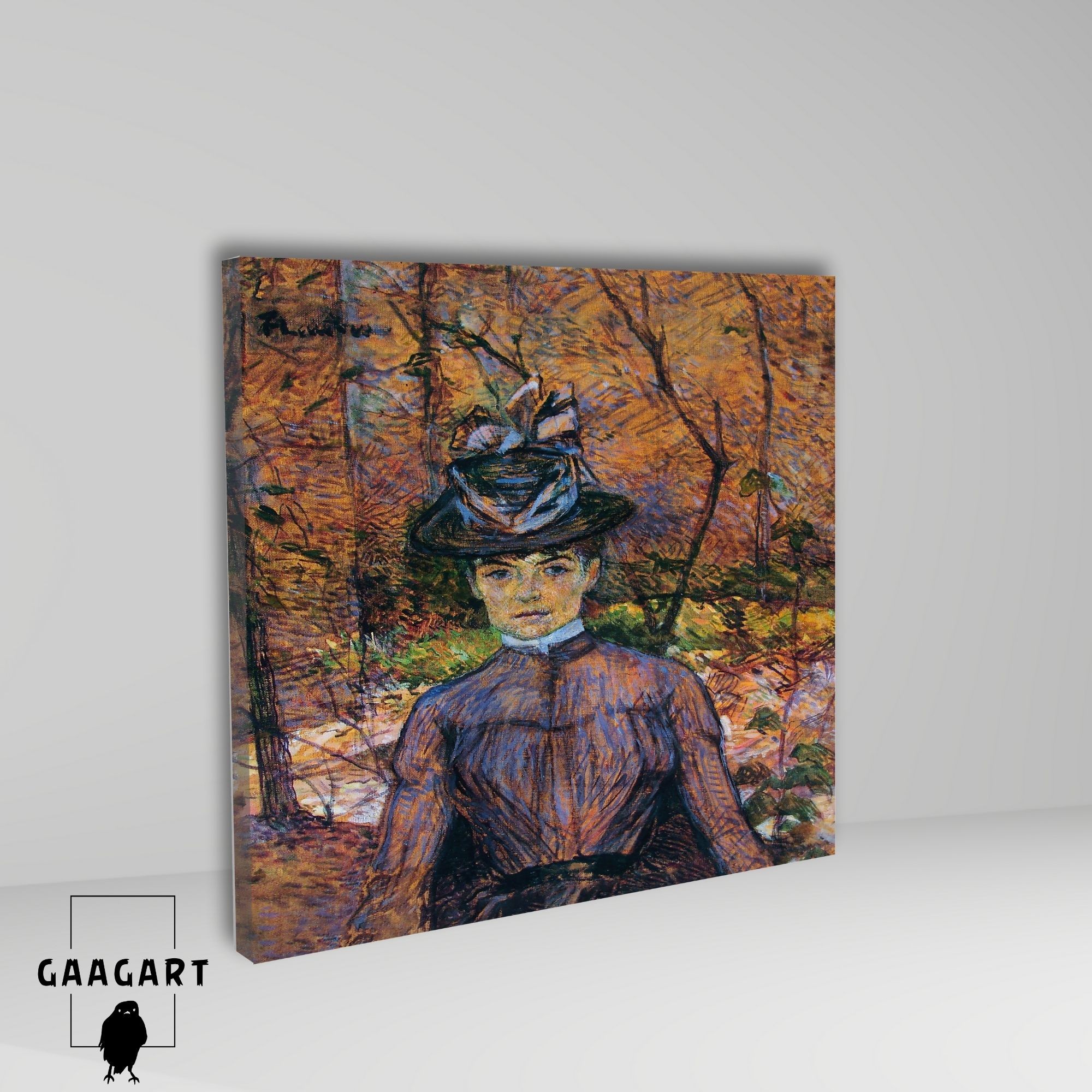 Kare Kanvas Ünlü Eserler Henri de Toulouse Lautrec Portrait de Suzanne Valadon